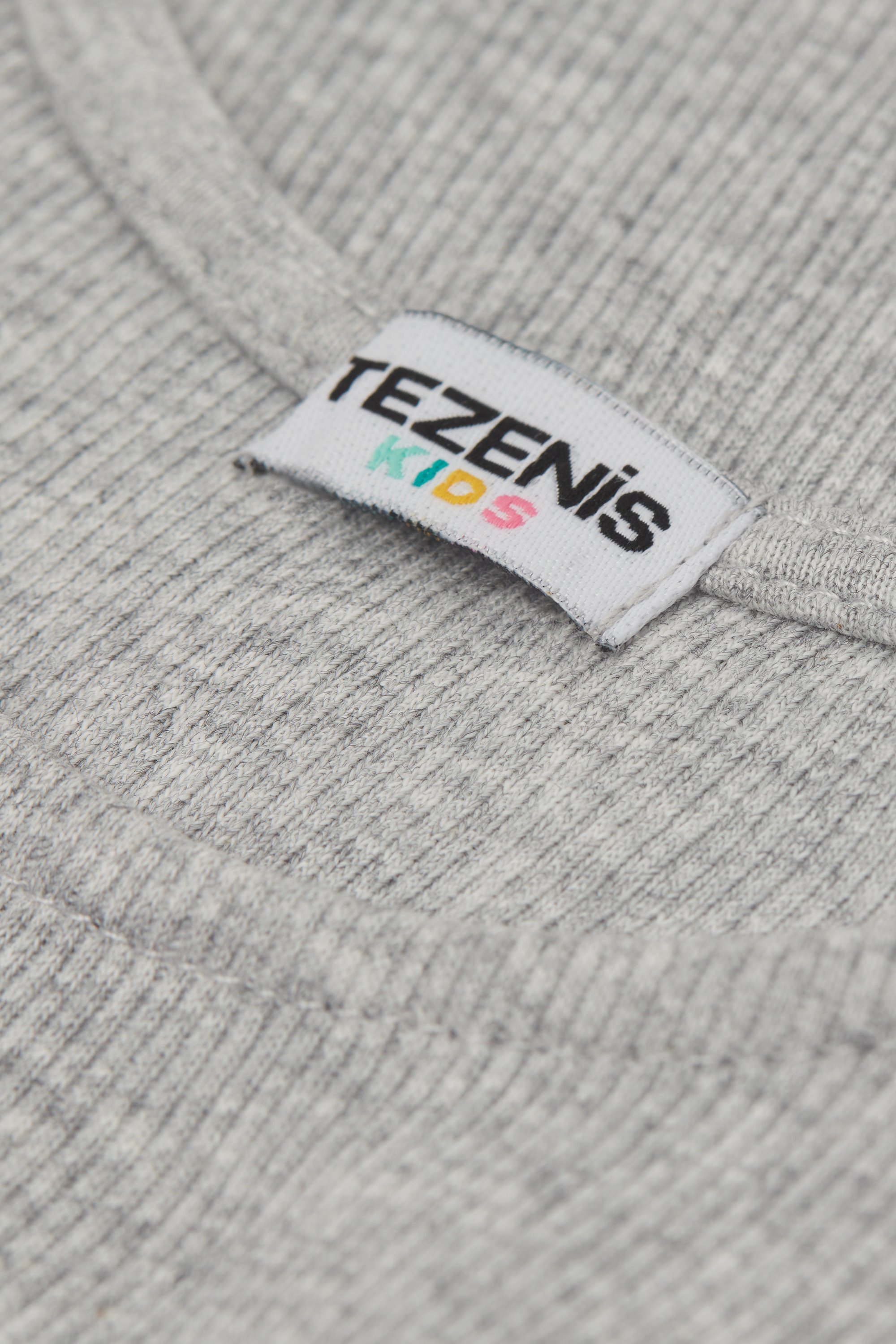 Girls&rsquo; Embroidered Ribbed Cotton Camisole with Wide Shoulder Straps