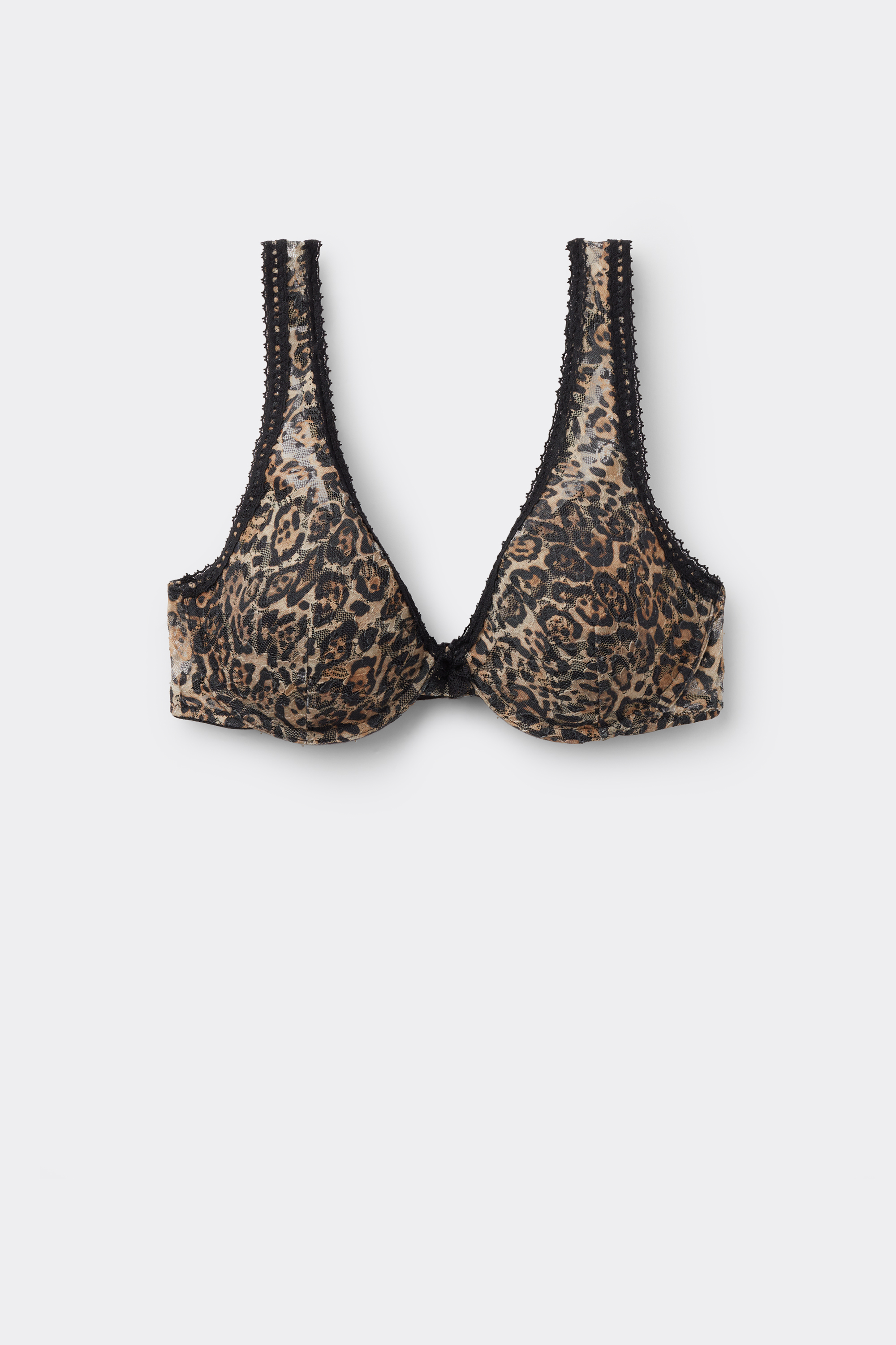 Athens Iconic Leopard Push-Up Bra