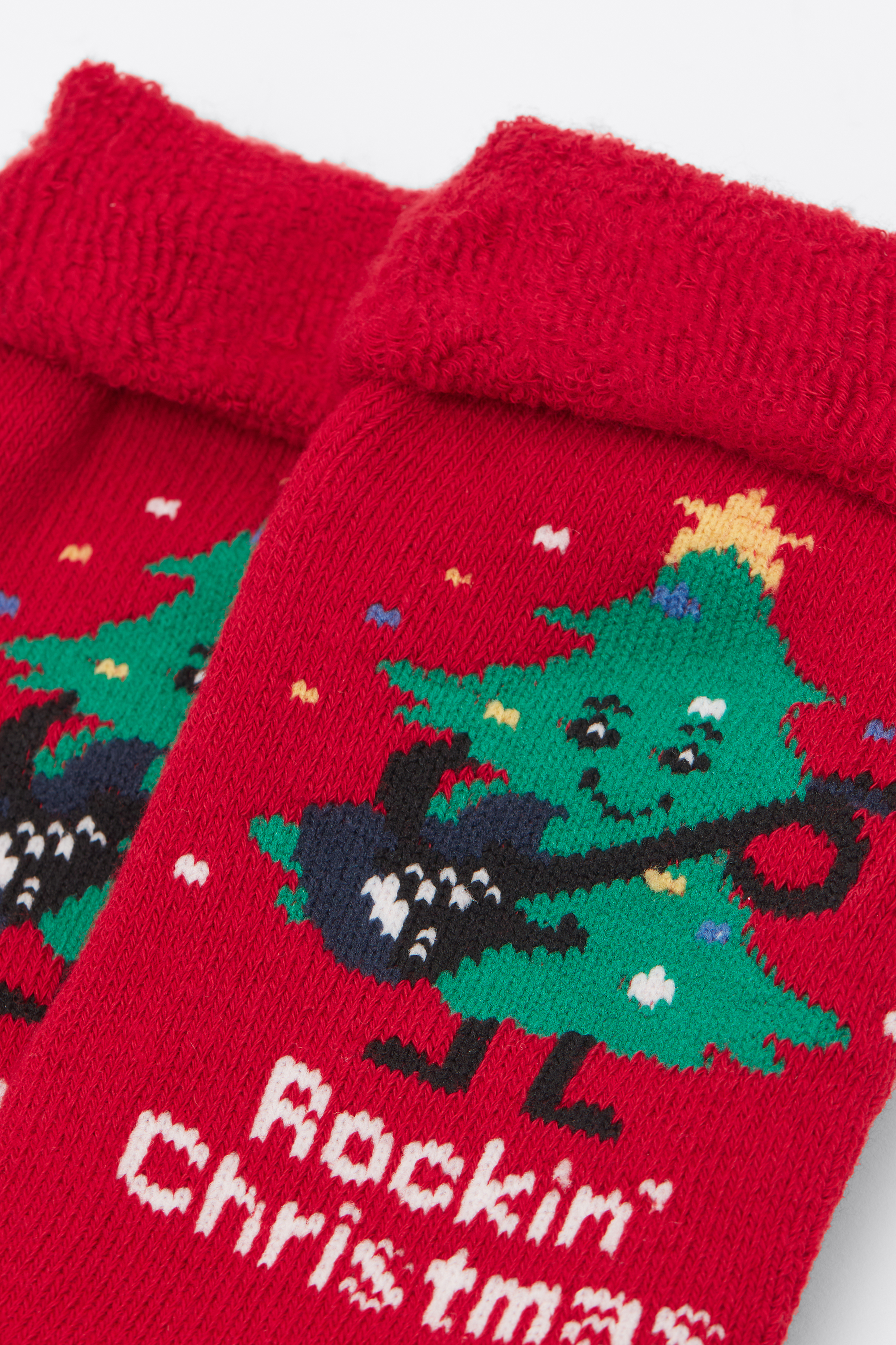 Men's Heavy Non-Slip Christmas Pattern Socks
