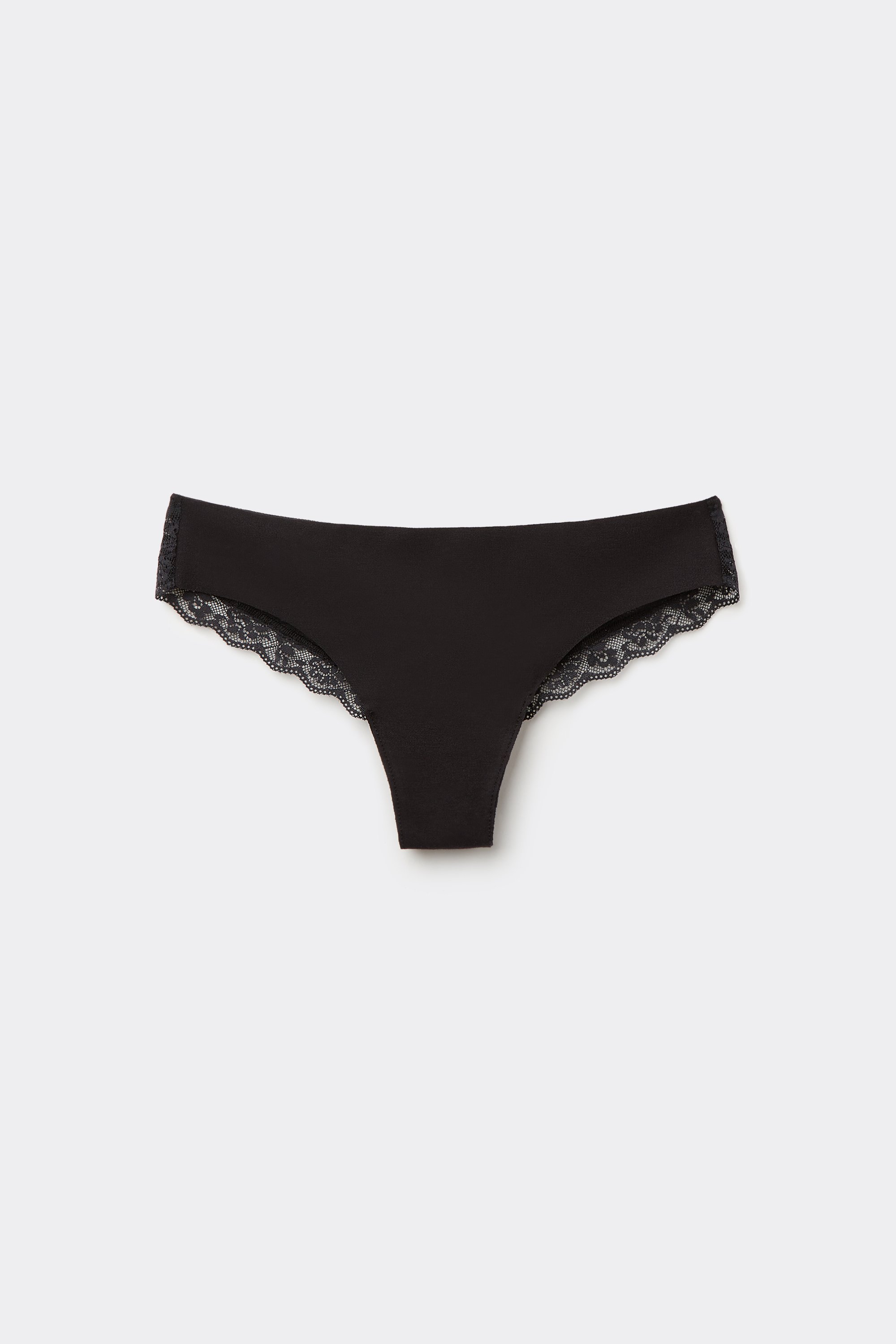 Chilot Brazilian Fără Cusături Bumbac Organic și Dantelă Reciclată