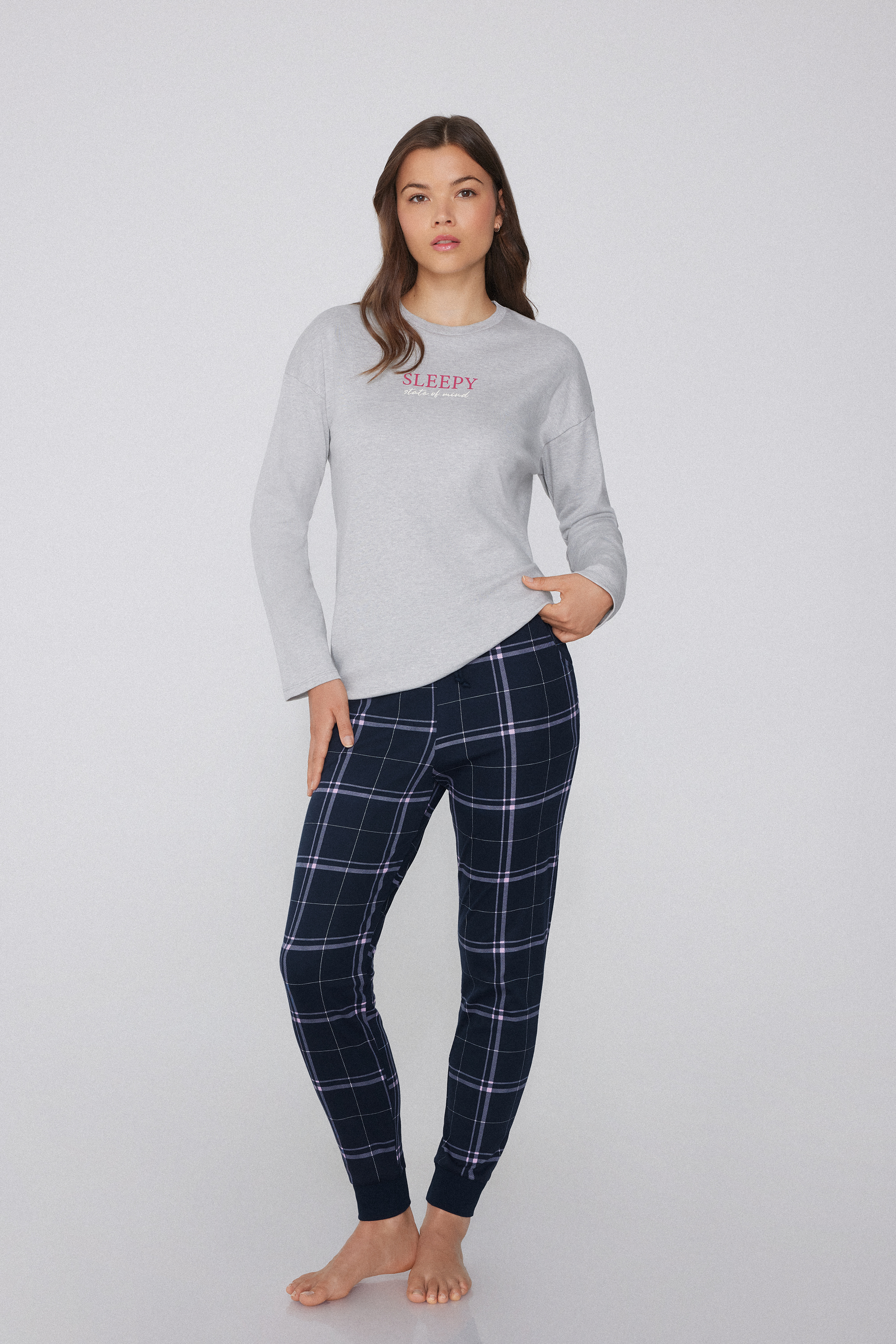 Printed Heavy Cotton Jogger Pants