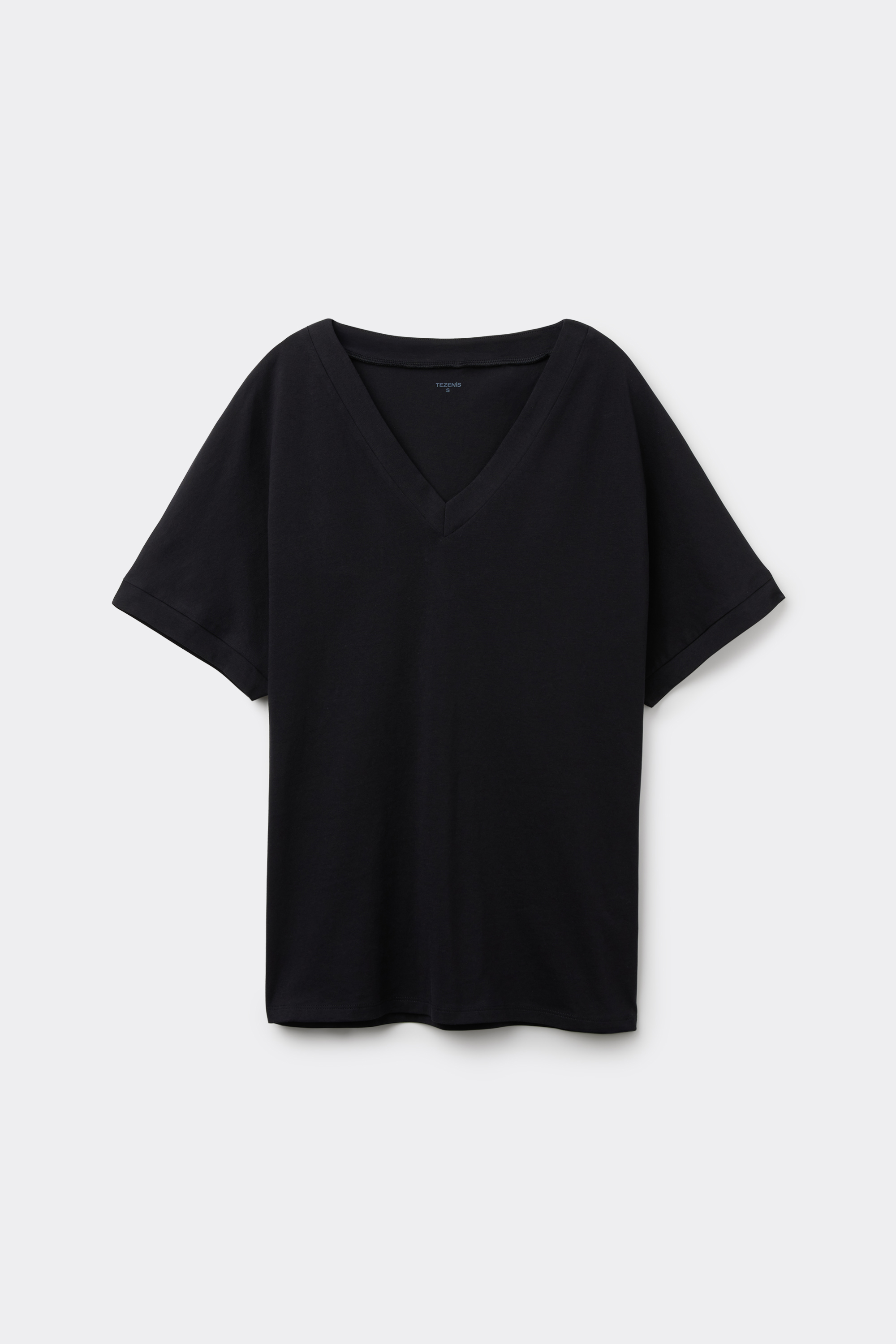 100% Cotton V-Neck T-Shirt