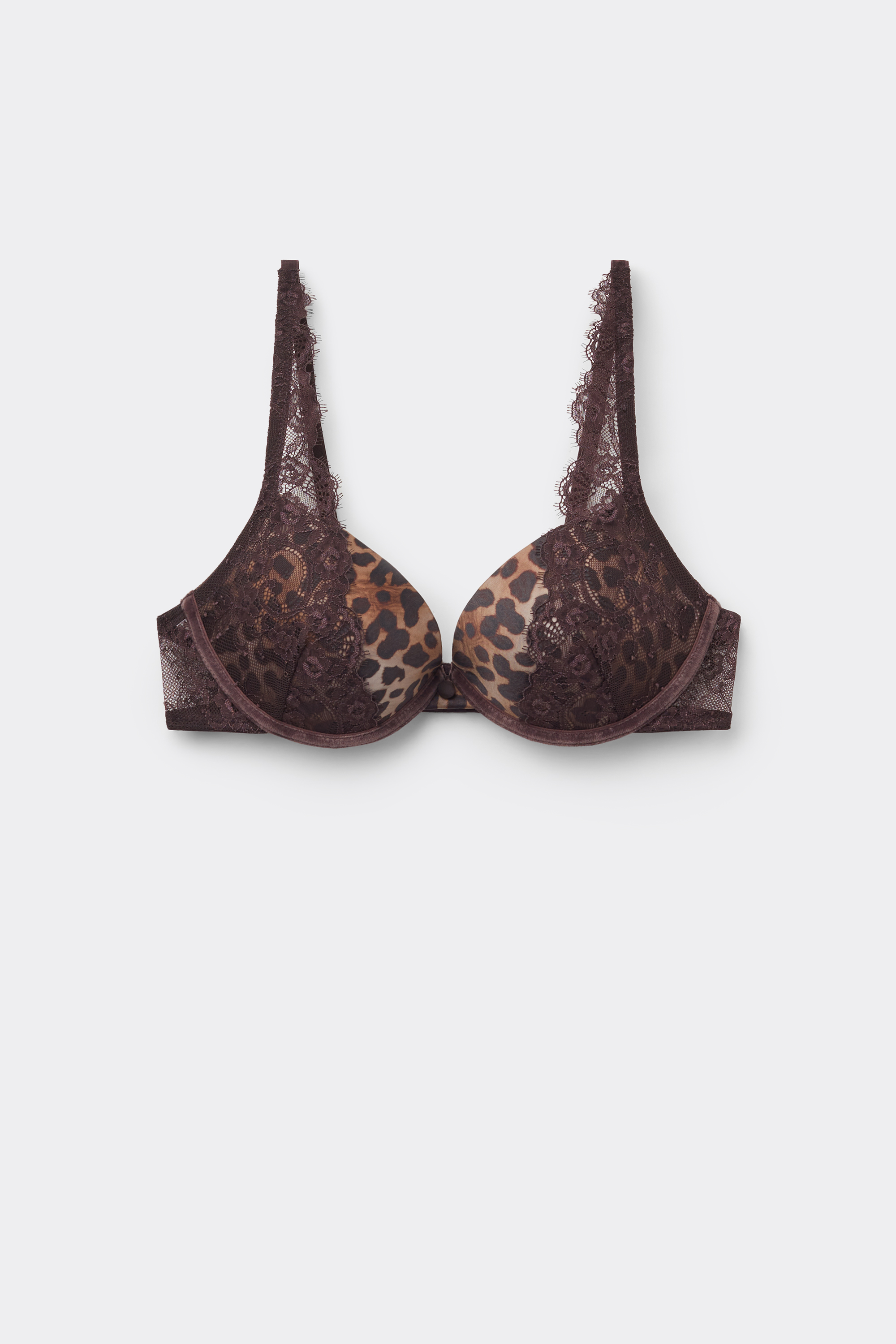 Athens Classy Animal Print Push-Up Bra