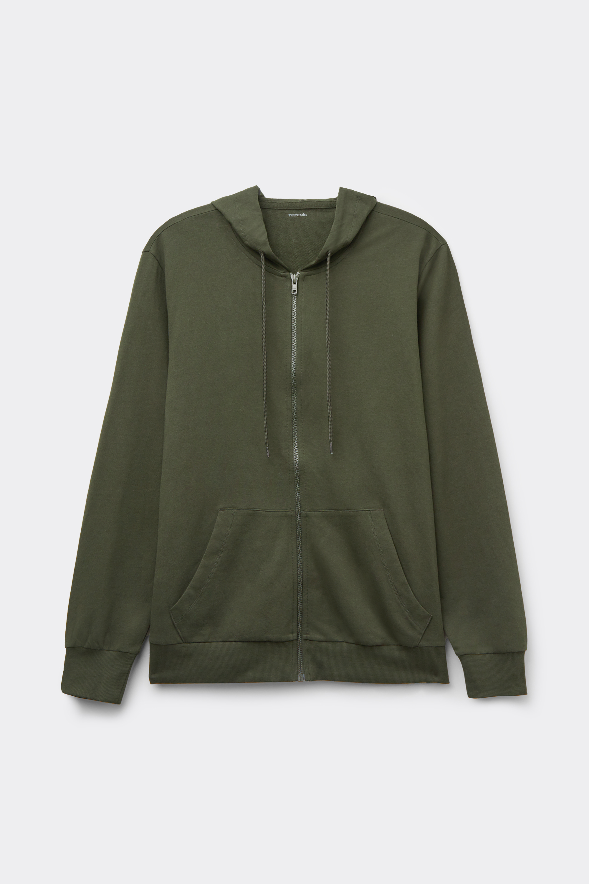 Long-Sleeved Zip-Up Hoodie
