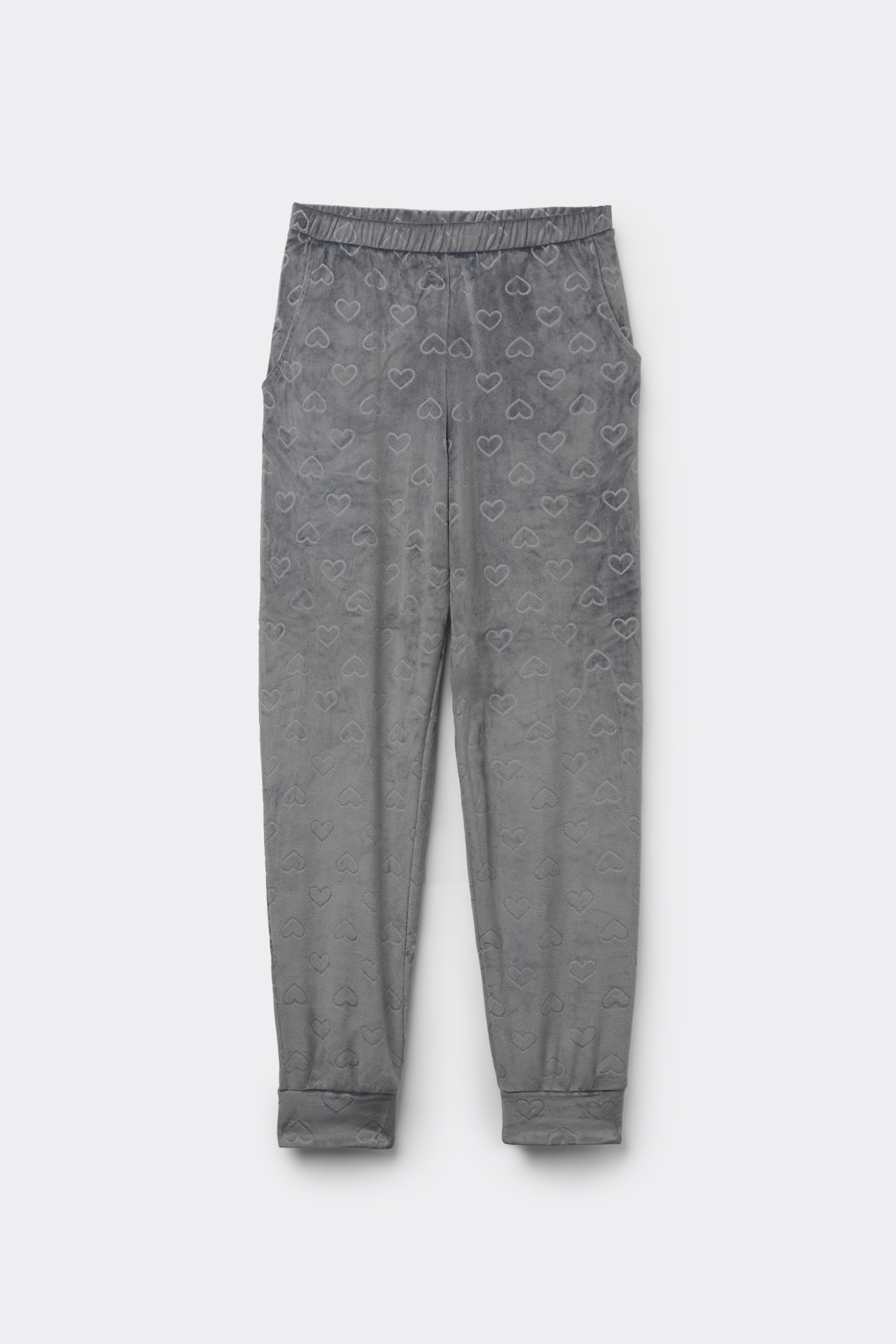 Printed Microfleece Jogger Pants