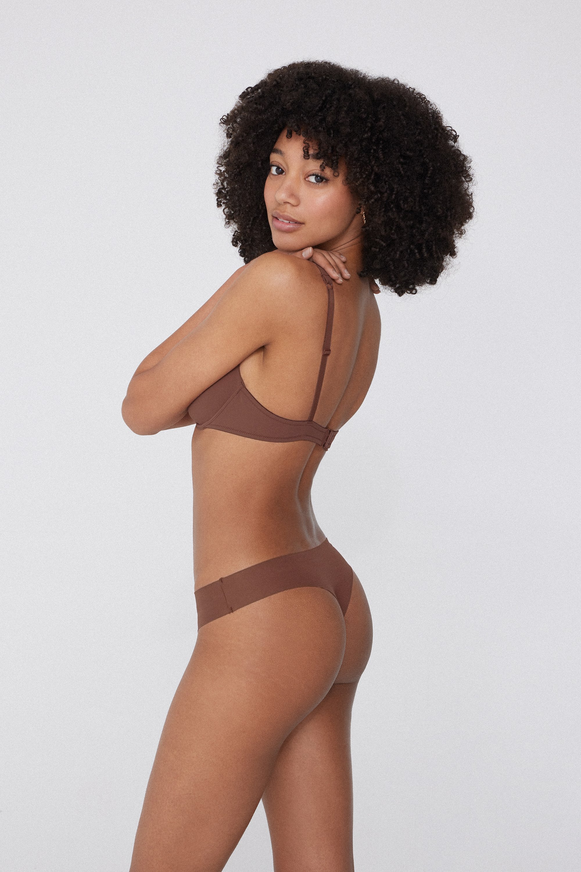 Organic Cotton Seamless Brazilian Panties