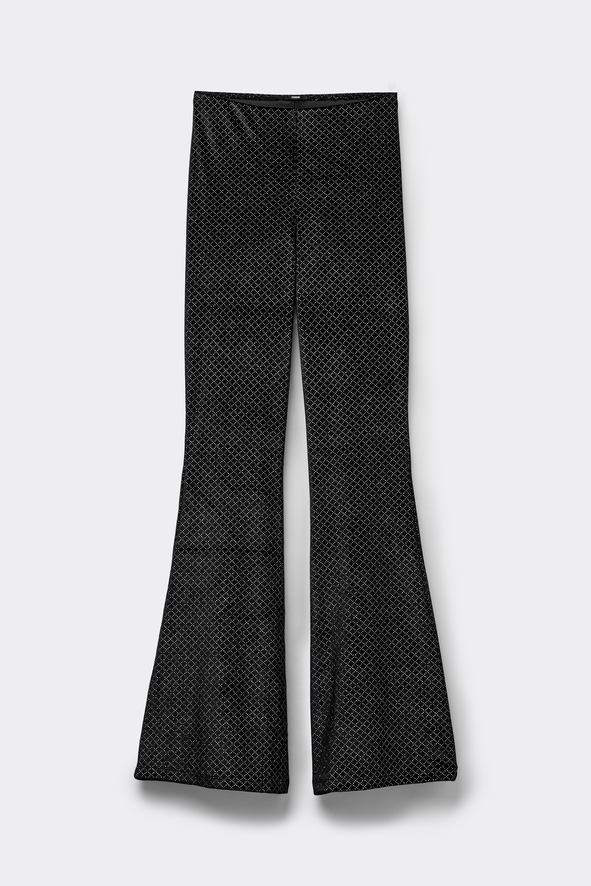 Glitter Diamond Velvet Flare Pants