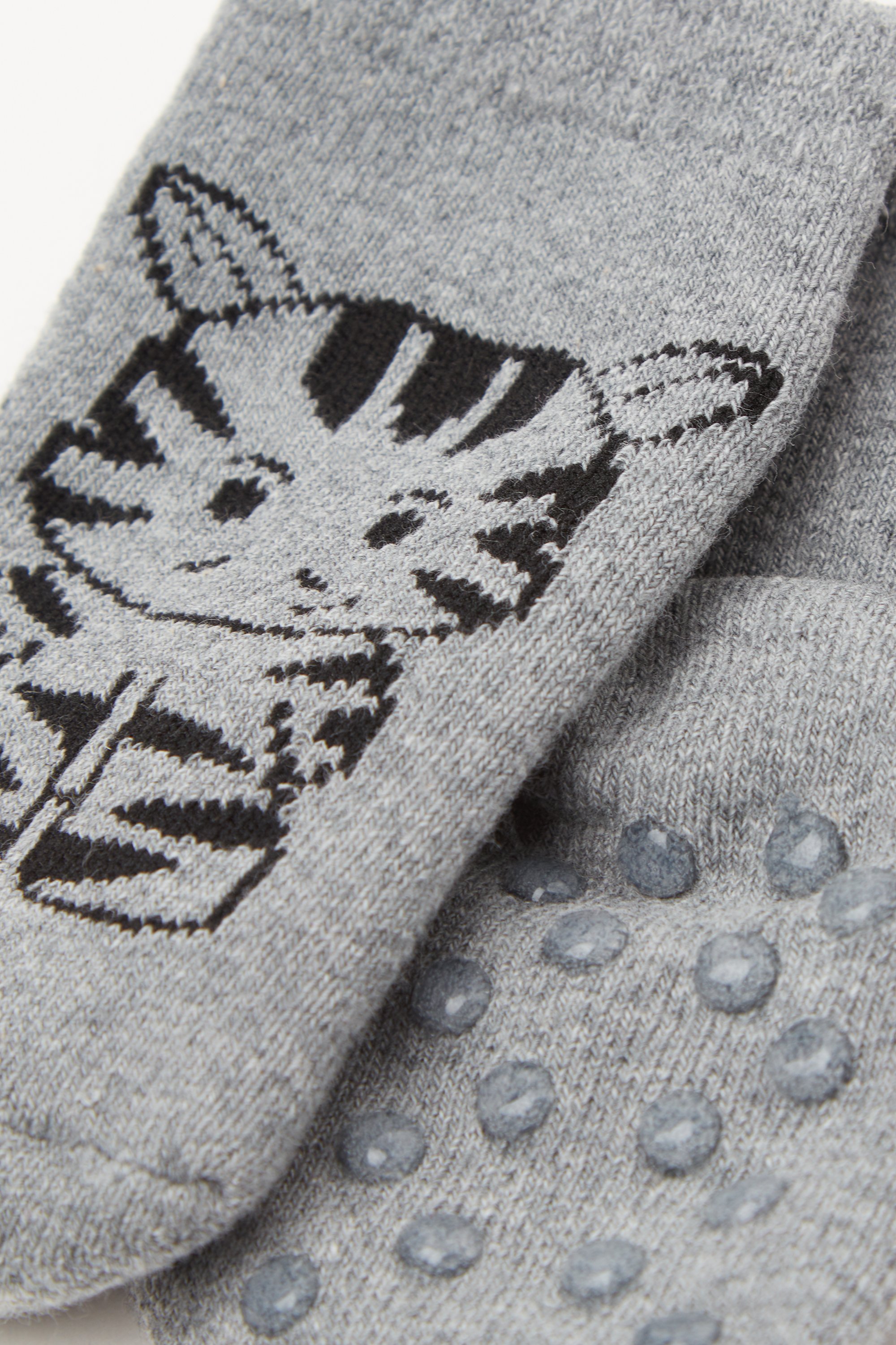 Socquettes Antid&eacute;rapantes B&eacute;b&eacute; en Coton Imprim&eacute;