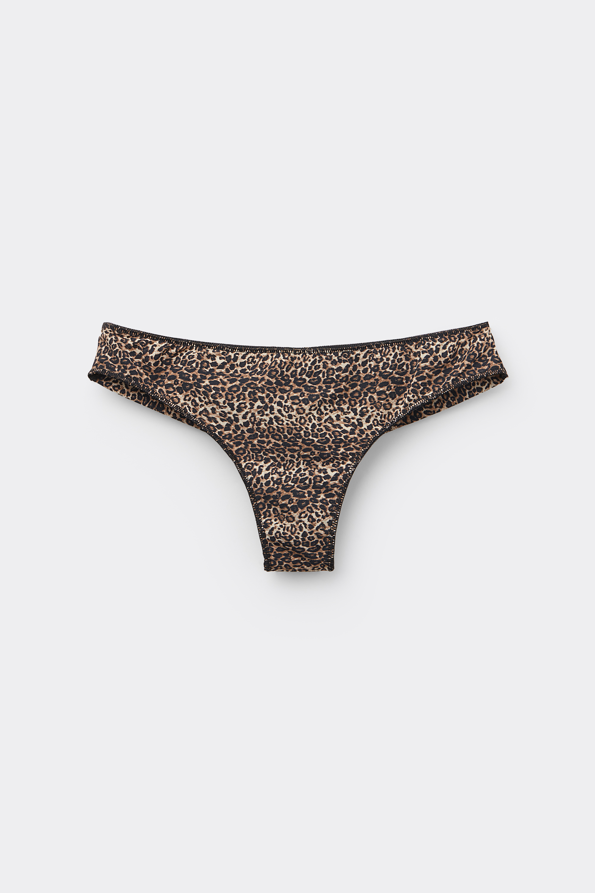 Printed Microfiber Brazilian Panties