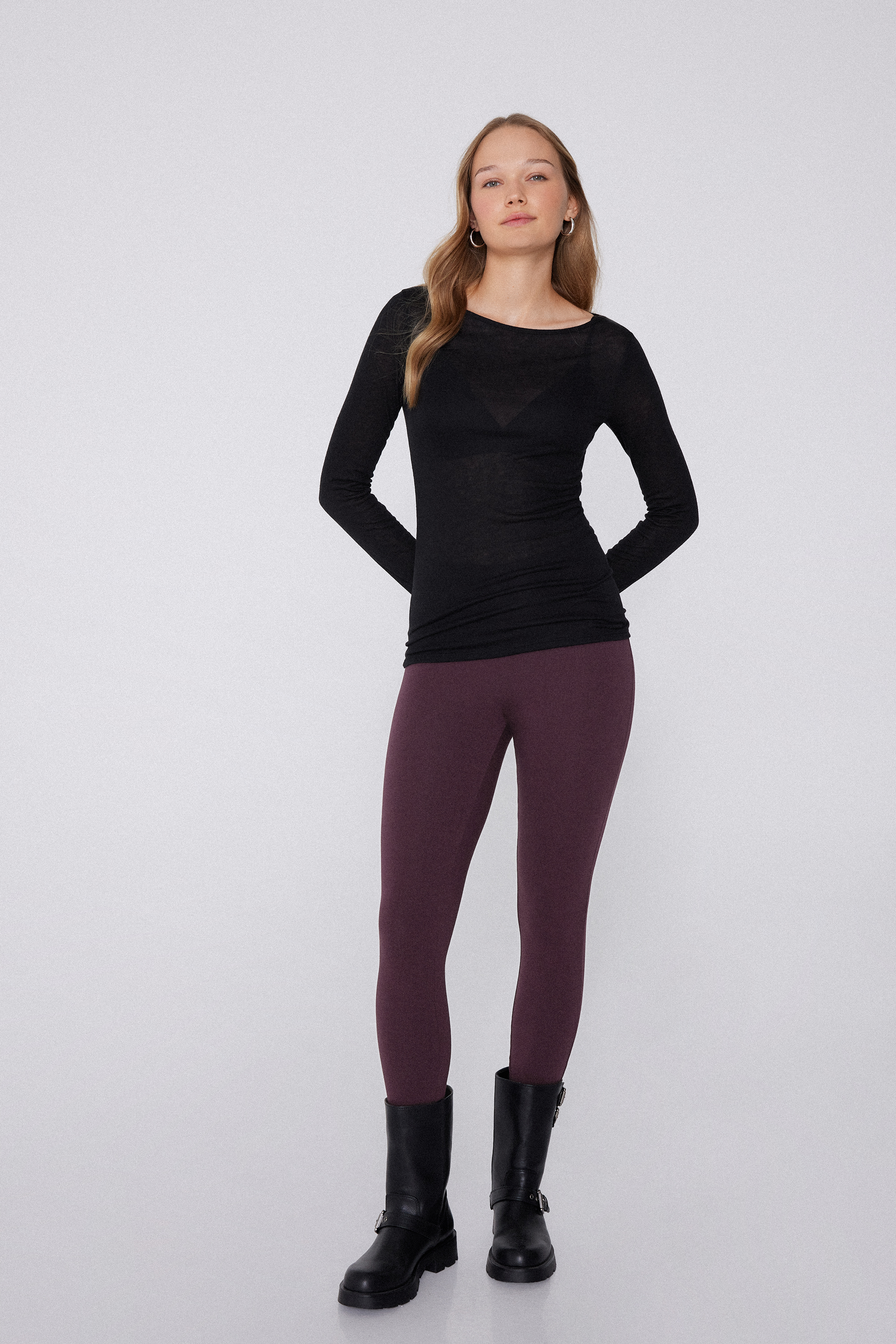 Thermo-Leggings aus Baumwolle