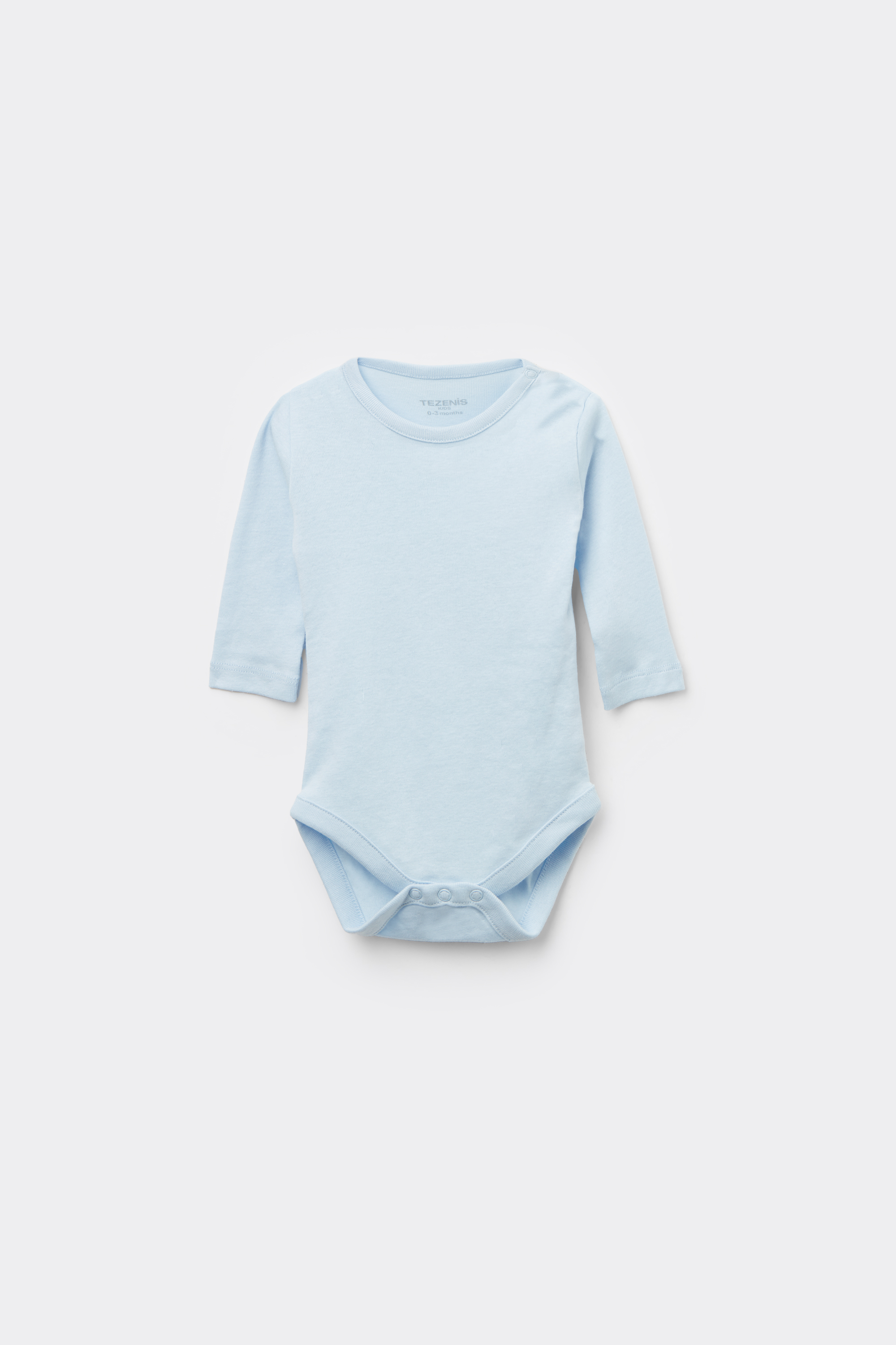 Body B&eacute;b&eacute; Manches Longues en 100 % Coton Uni