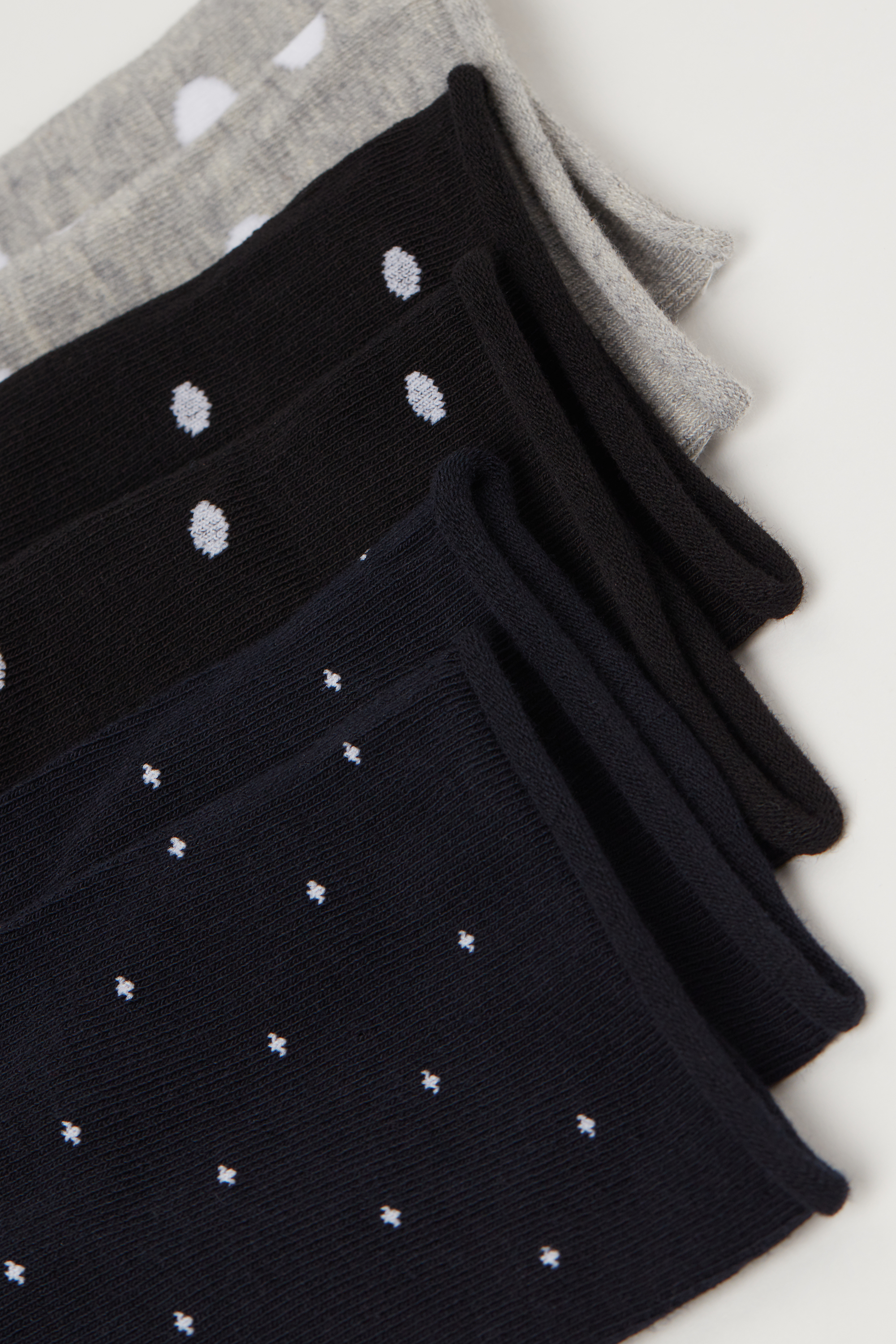 3&nbsp;Пари Бавовняних Шкарпеток без Борту з Візерунком для Жінок