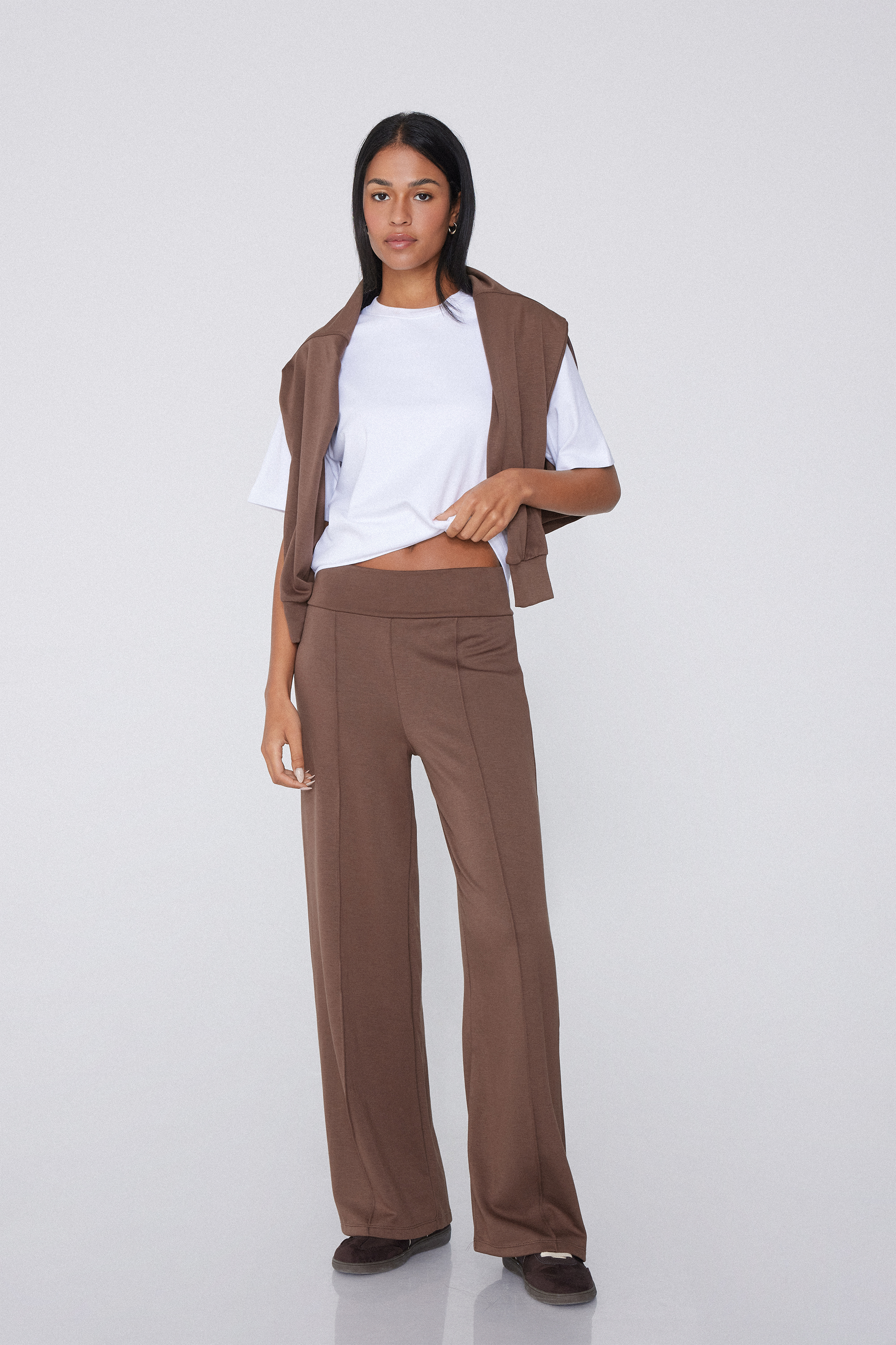 Soft Touch Heavyweight Palazzo Sweatpants