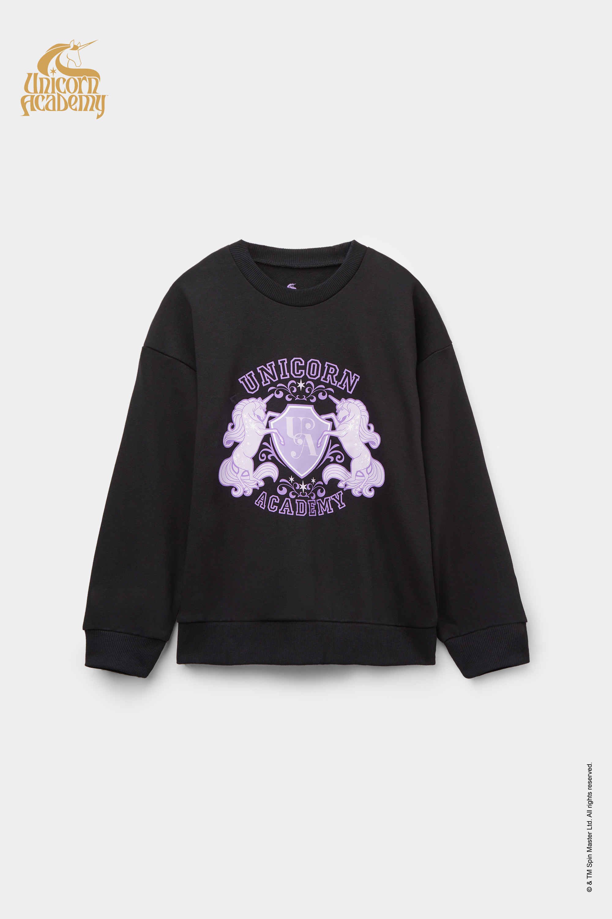 Sweat Manches Longues Fille Unicorn Academy