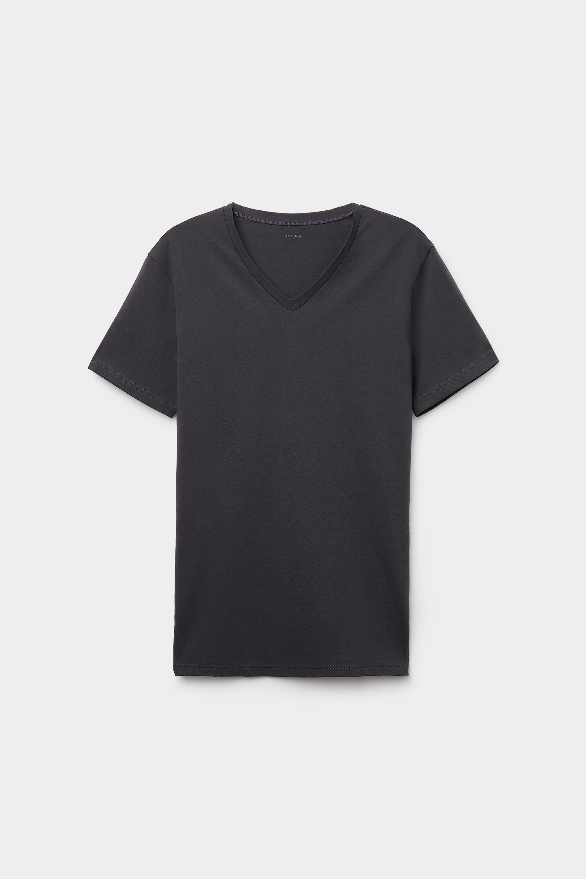 Stretch Cotton V-Neck T-Shirt