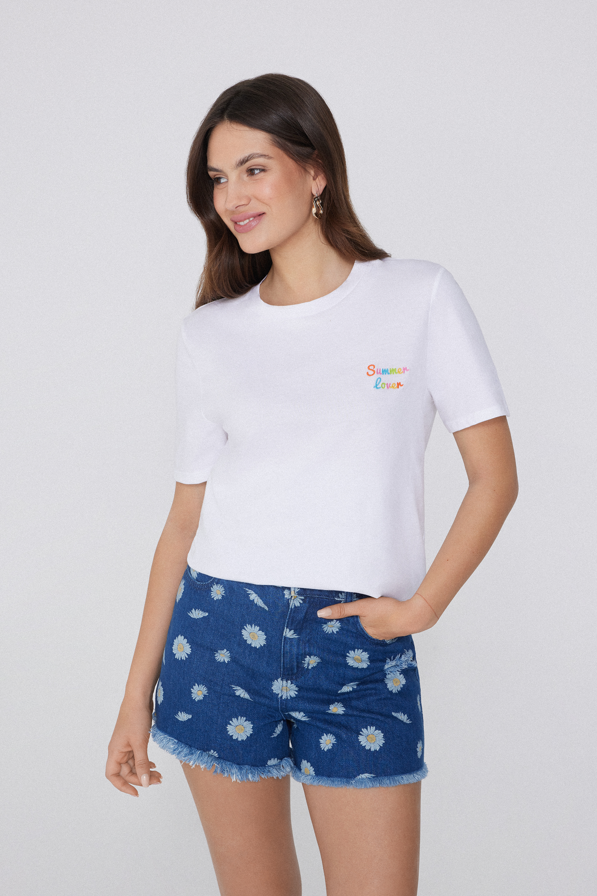 Printed Cotton T-Shirt