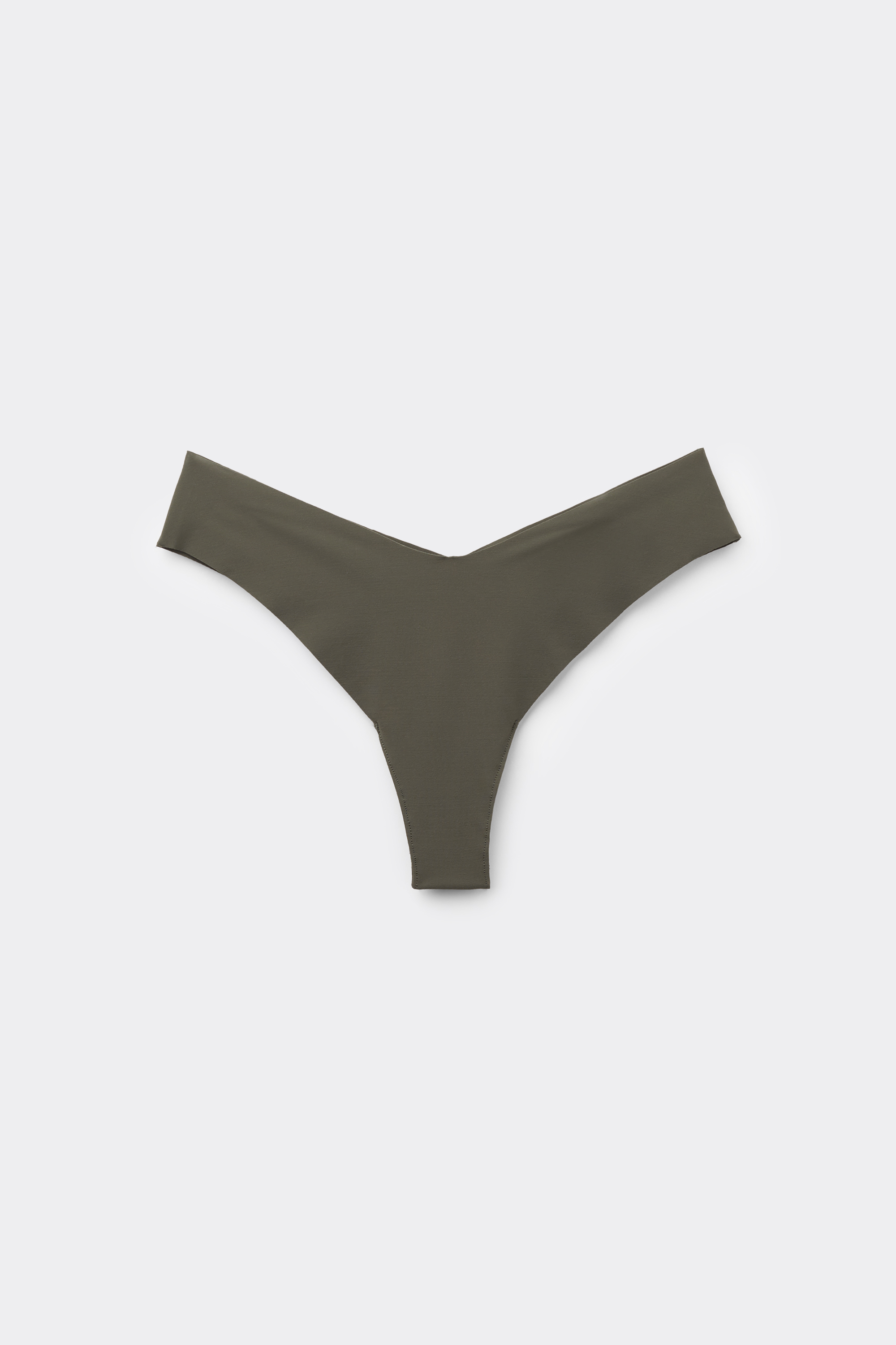 Raw-Cut High-Cut Recycled Microfiber Brazilian Panties