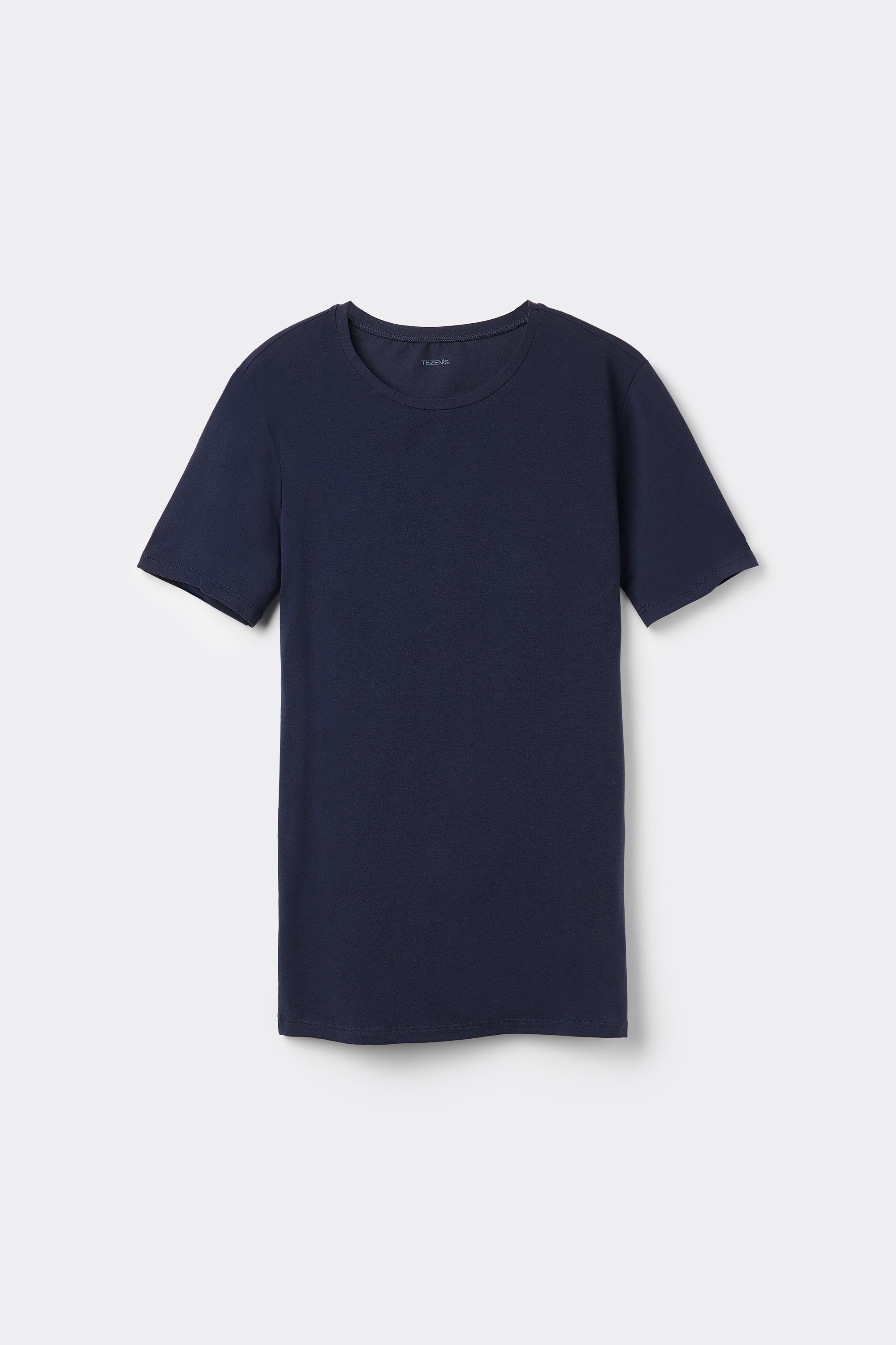 Organic Stretch Cotton Crewneck T-Shirt
