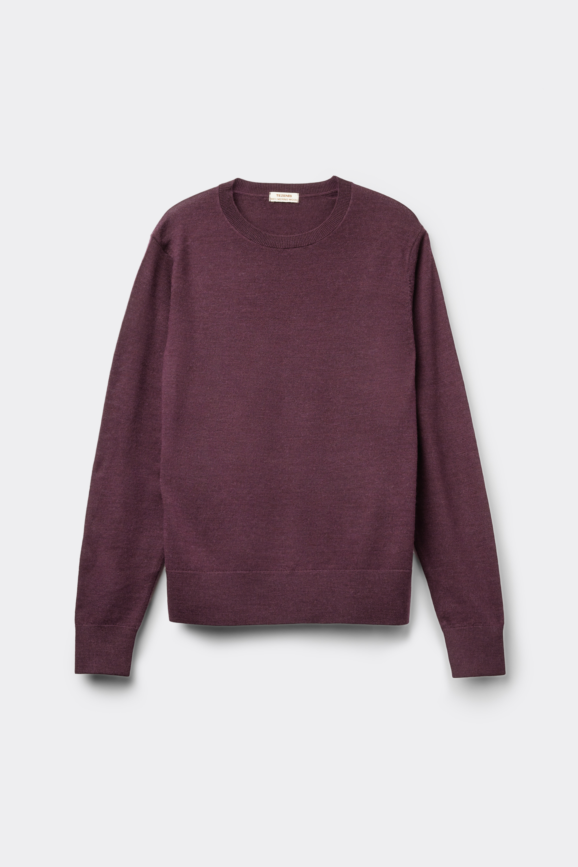 Topla Majica s Okruglim Izrezom, 100&nbsp;% Merino Vuna