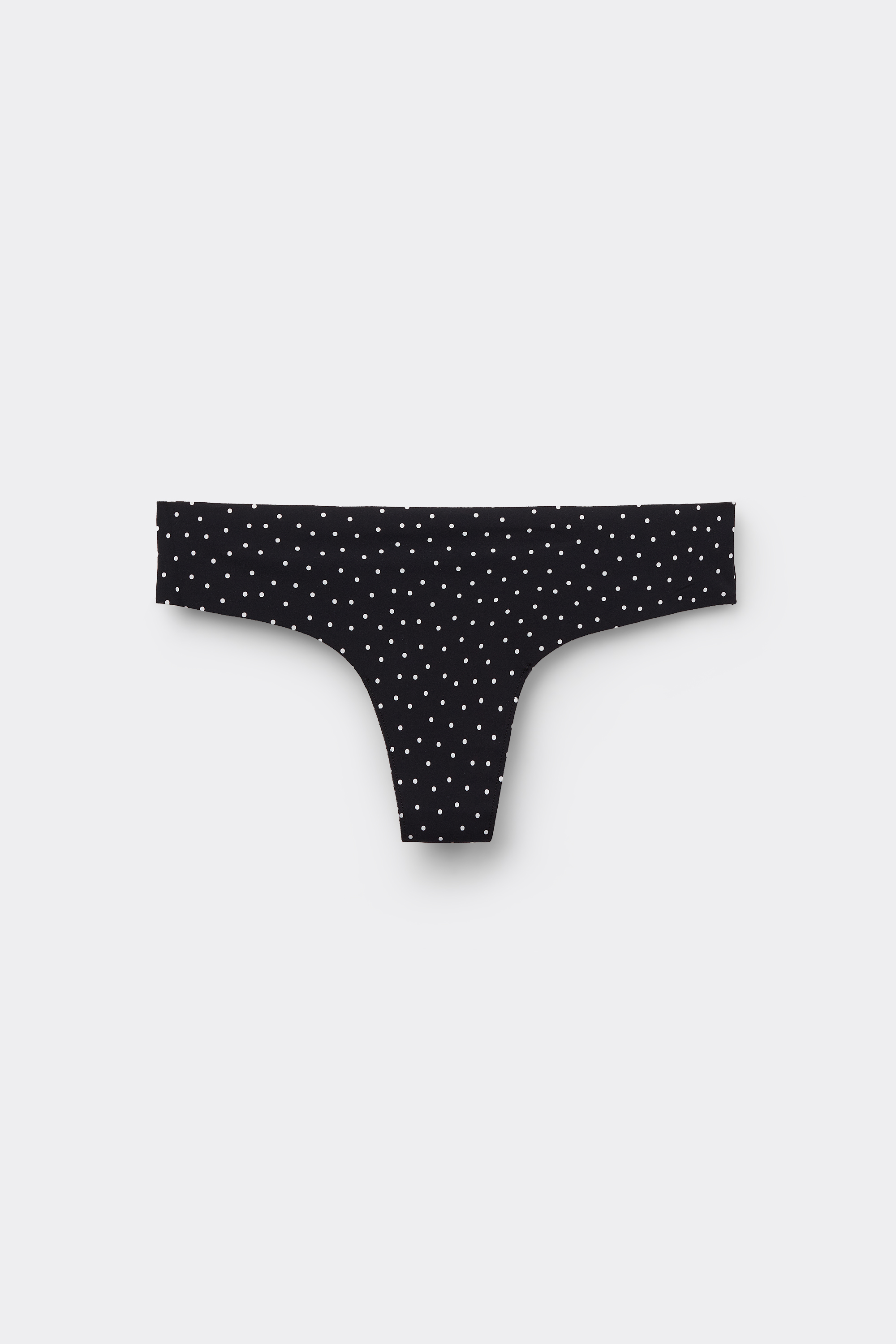 Raw Edge Brazilian Brief in Printed Microfiber
