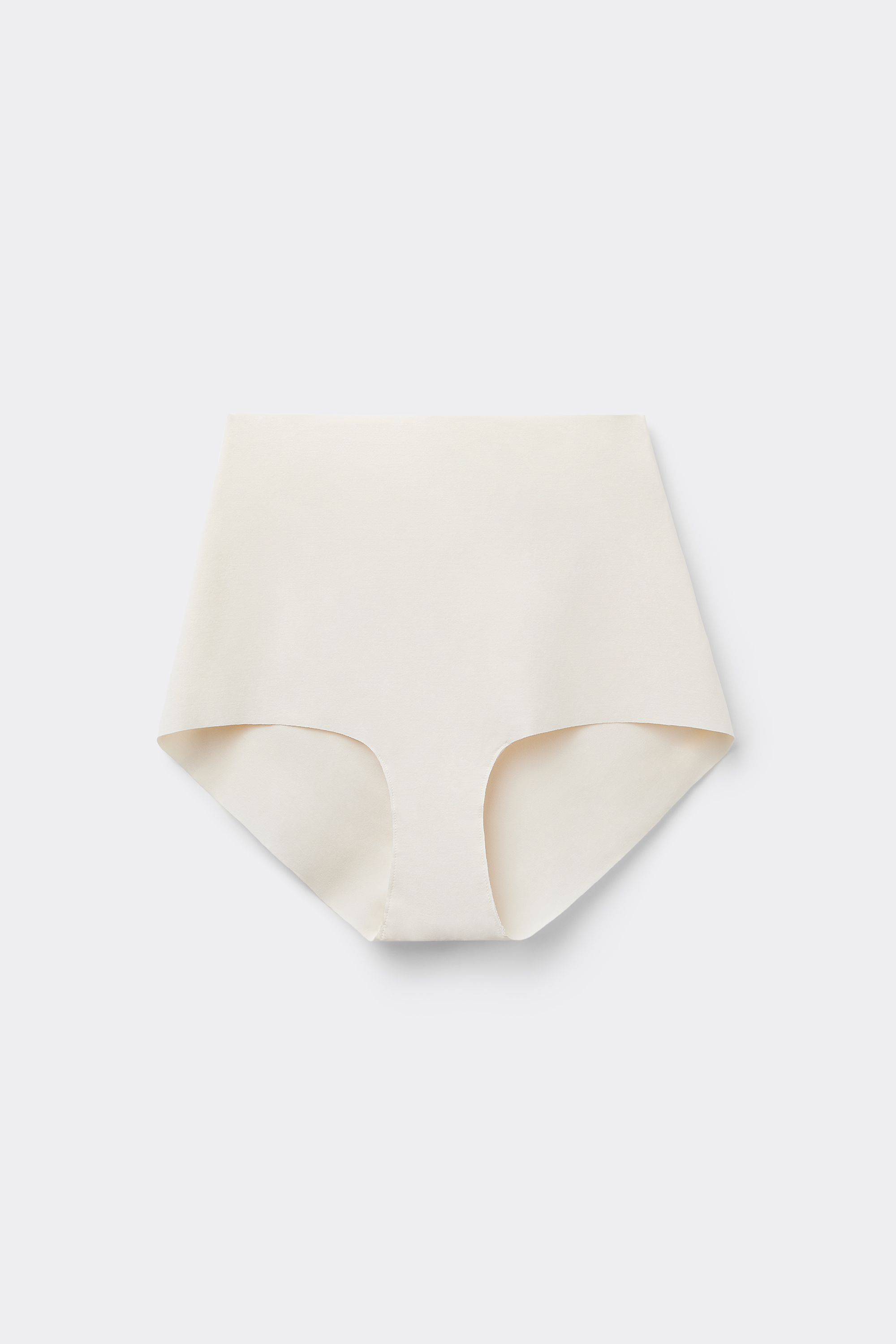 High-Waisted Laser-Cut Microfiber Hipster Panties