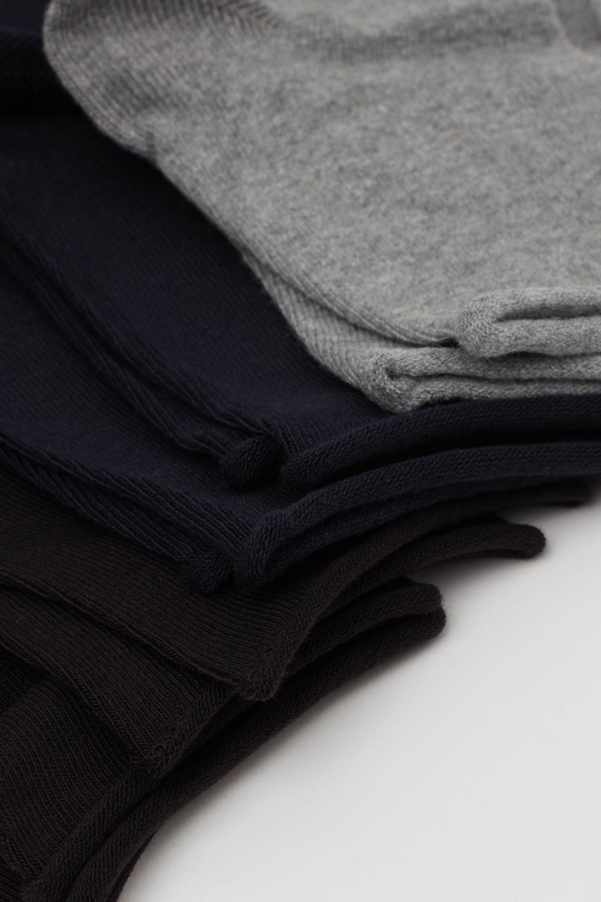 5 Paia Calzini Corti in Cotone Senza Bordo