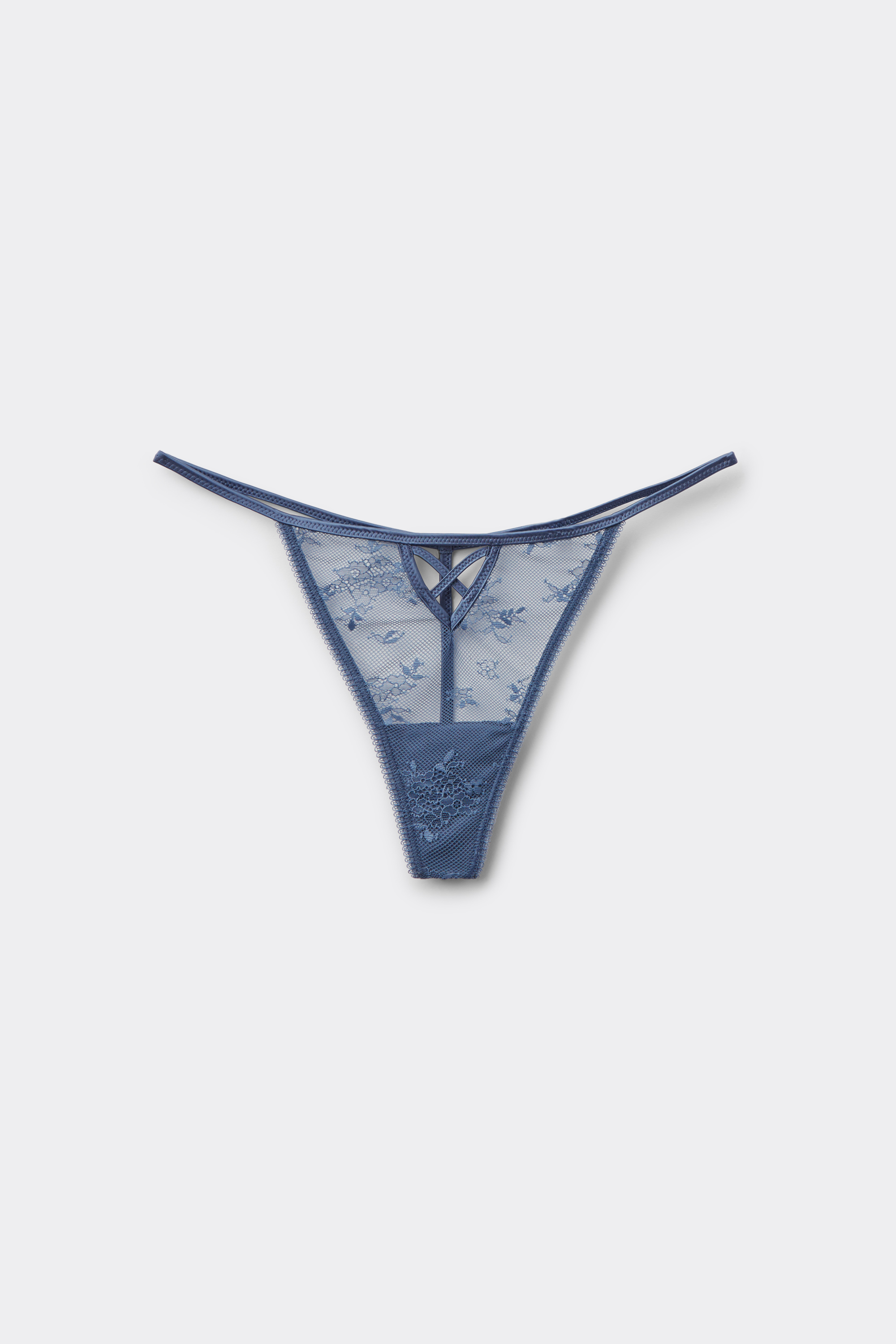 Interwoven Lace String Thong