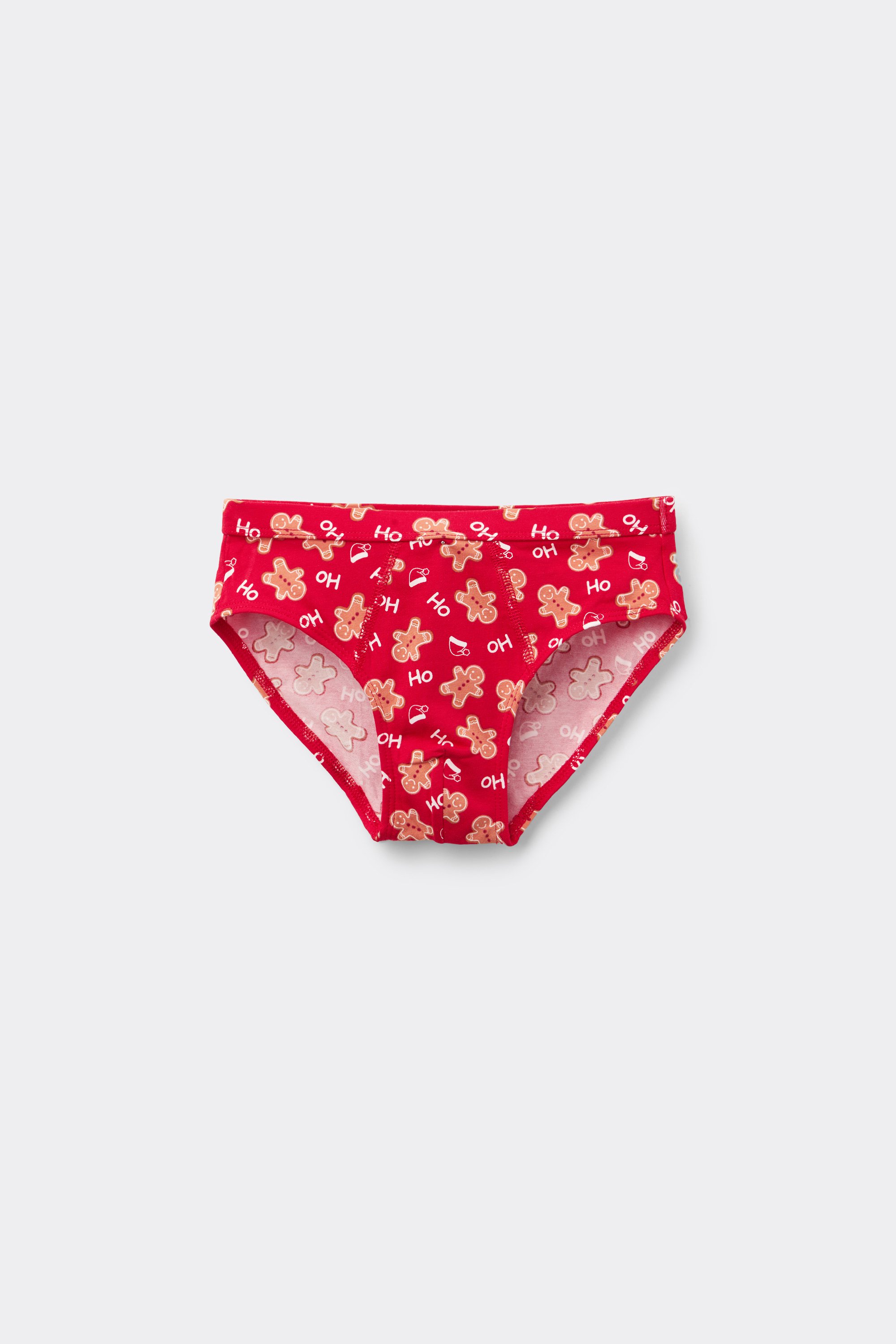 Boys' Christmas Print Cotton Briefs