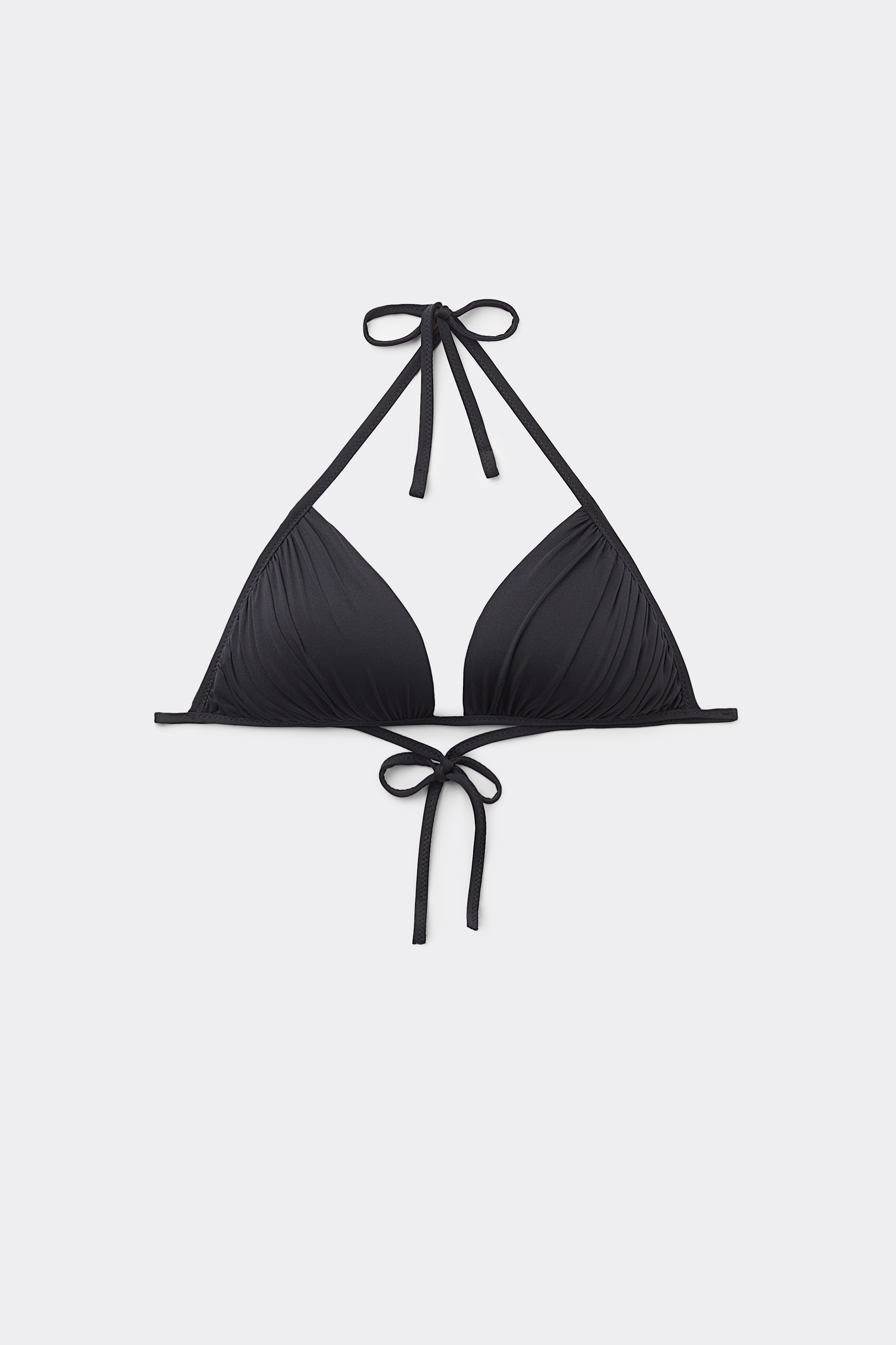 Ruched Recycled Graduated Triangle Bikini Top