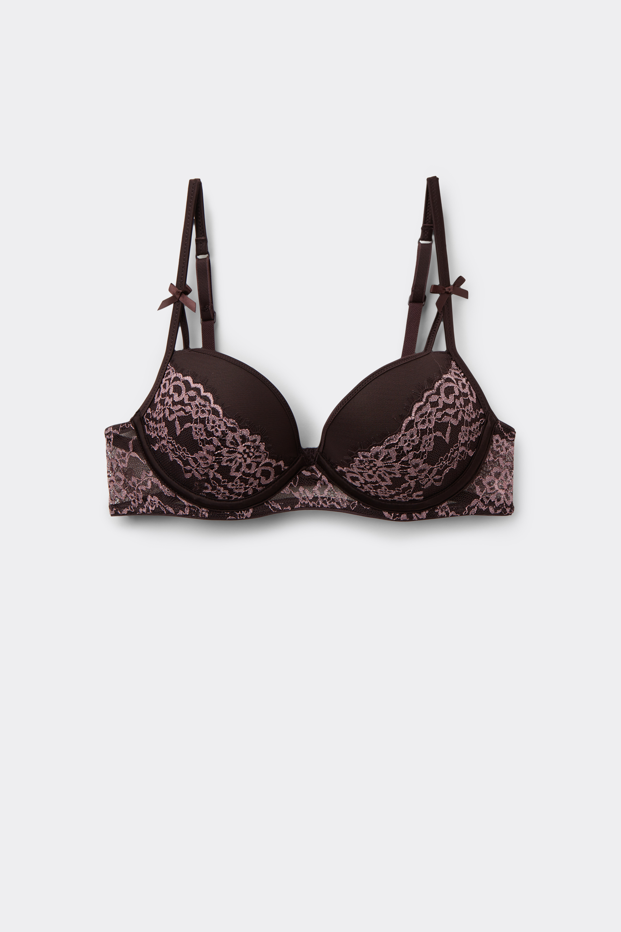 Venice Midnight Bloom Padded Push-Up Bra