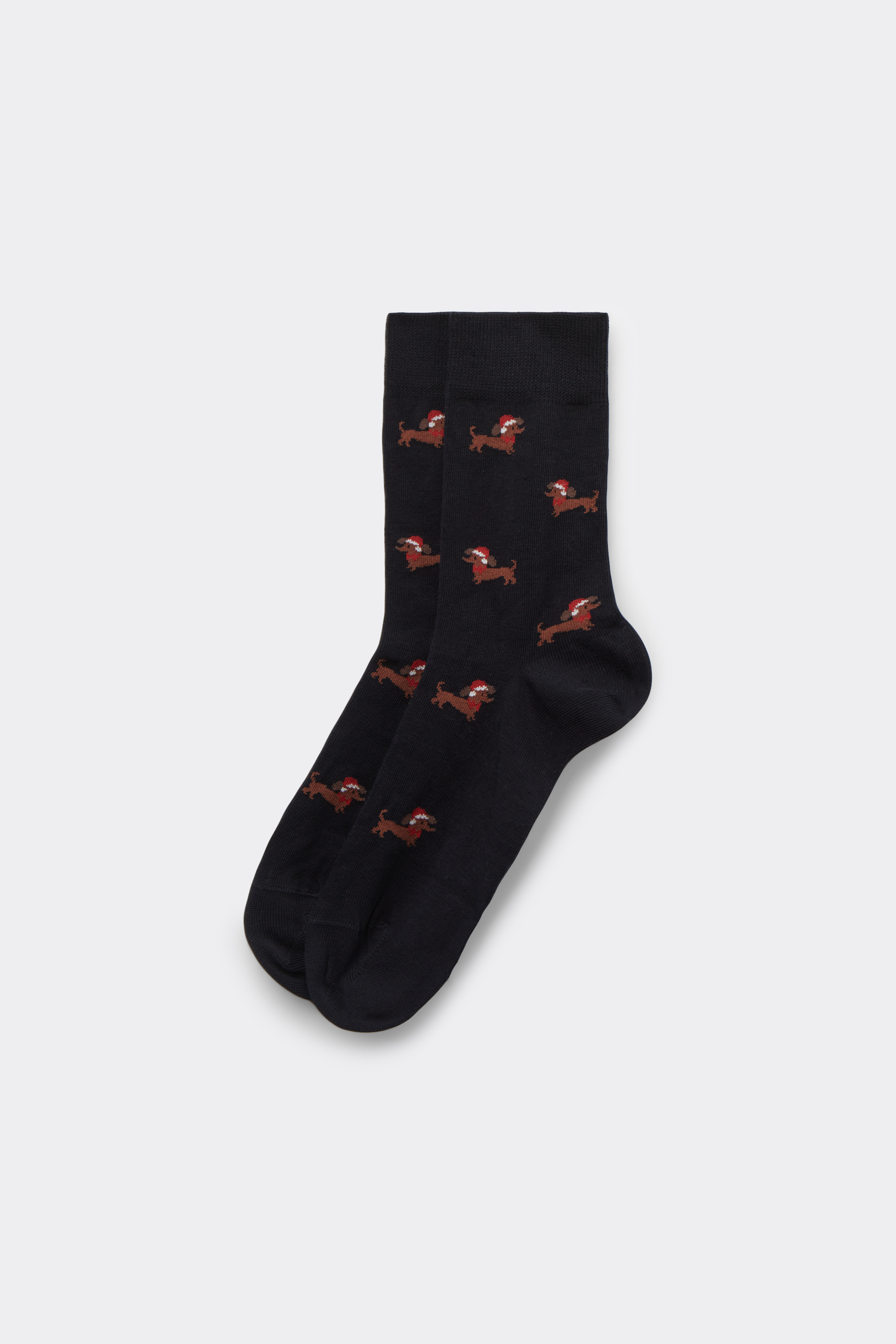 Men&rsquo;s Patterned Cotton Crew Socks