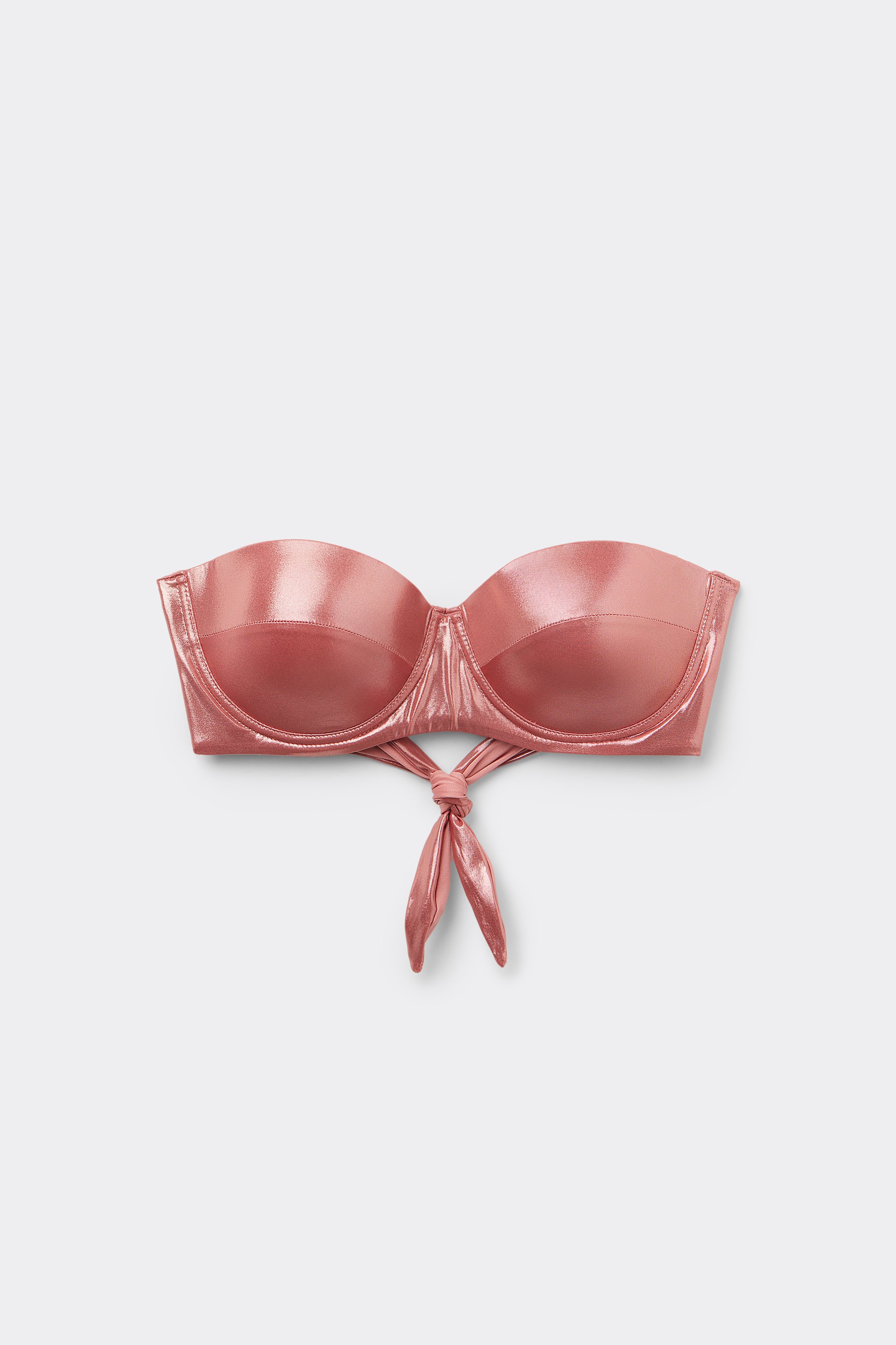 Mermaid Glow Padded Bandeau Bikini Top