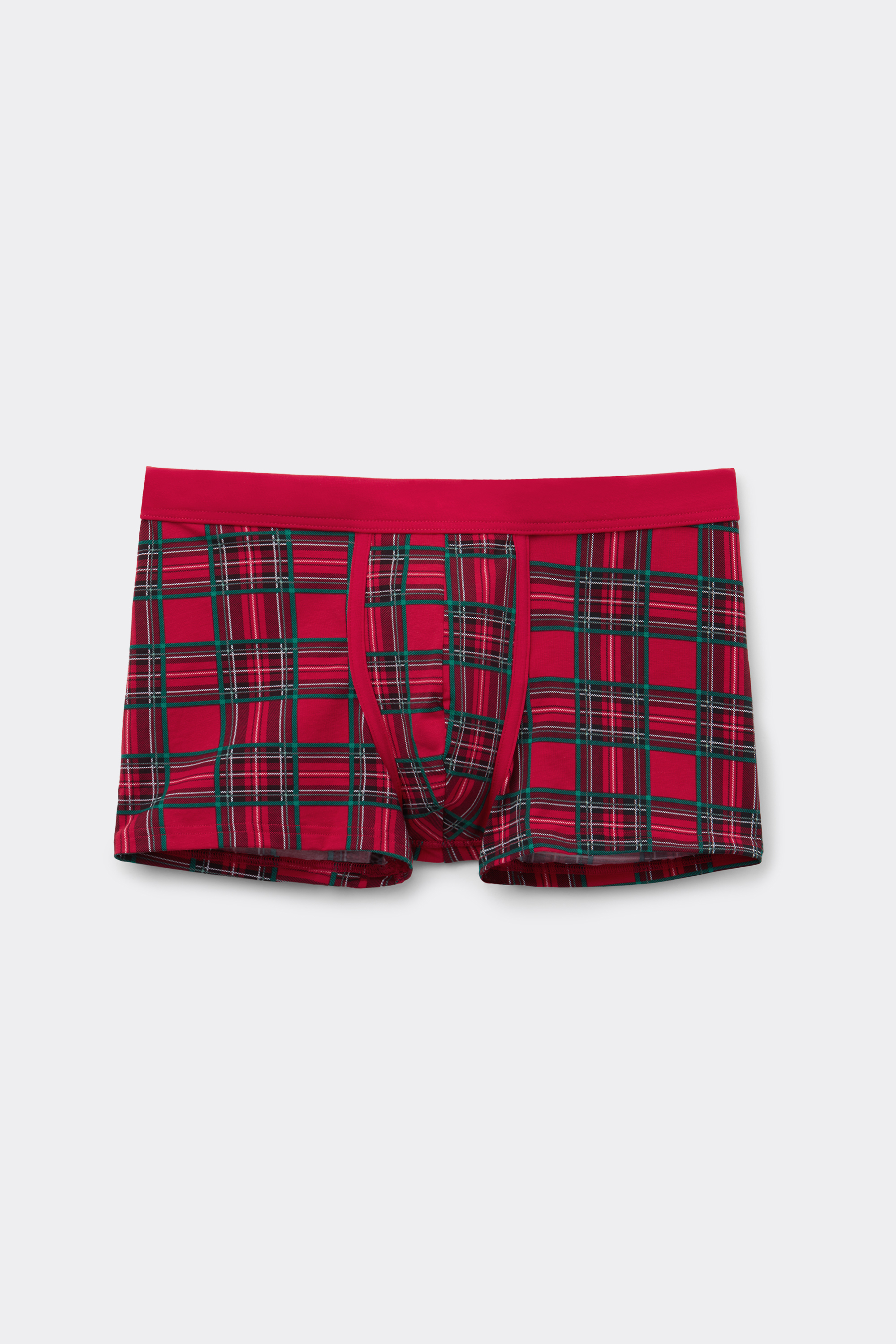 Boxers em Algod&atilde;o El&aacute;stico Estampado Natal&iacute;cio