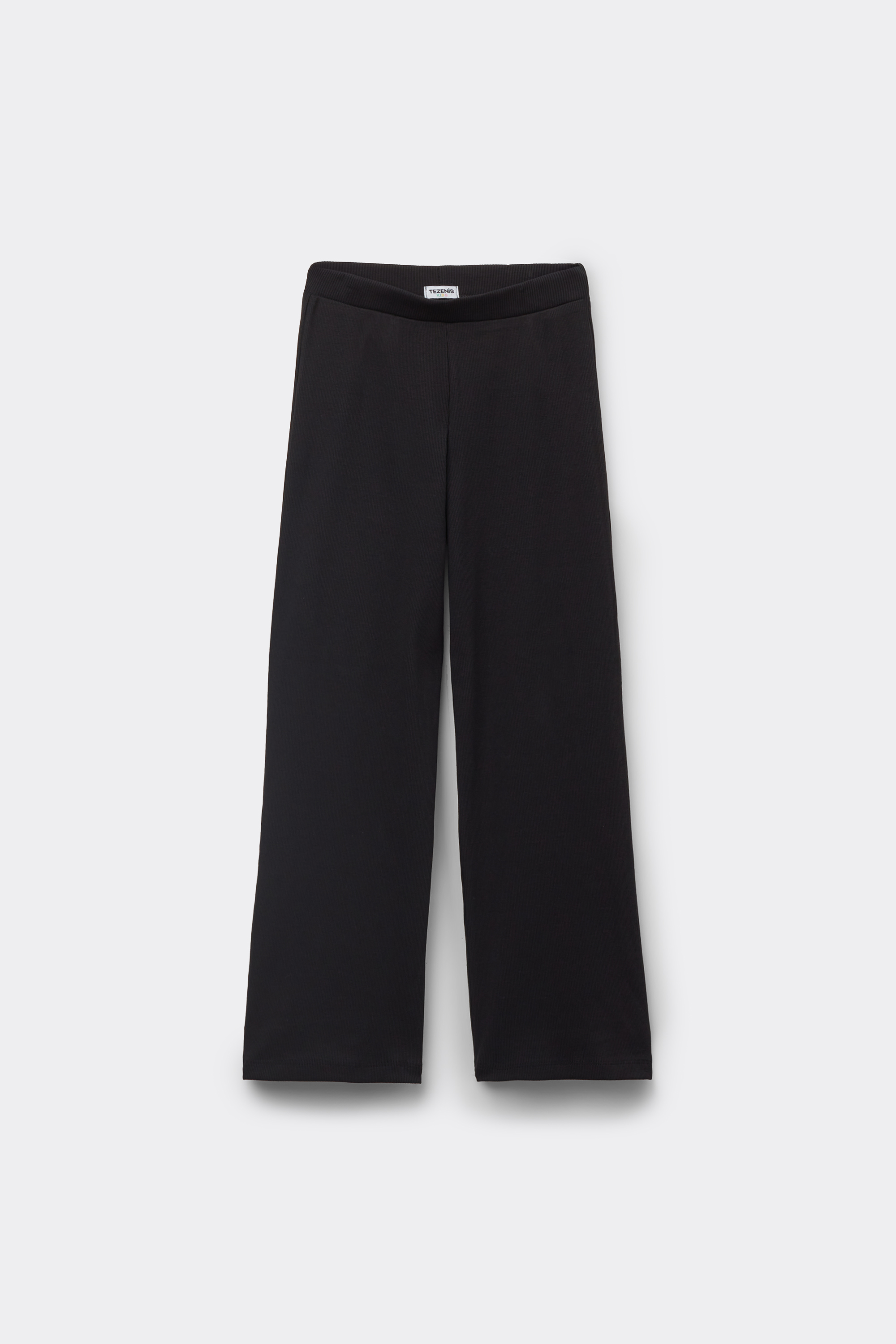 Girls&rsquo; Ribbed Cotton Palazzo Trousers