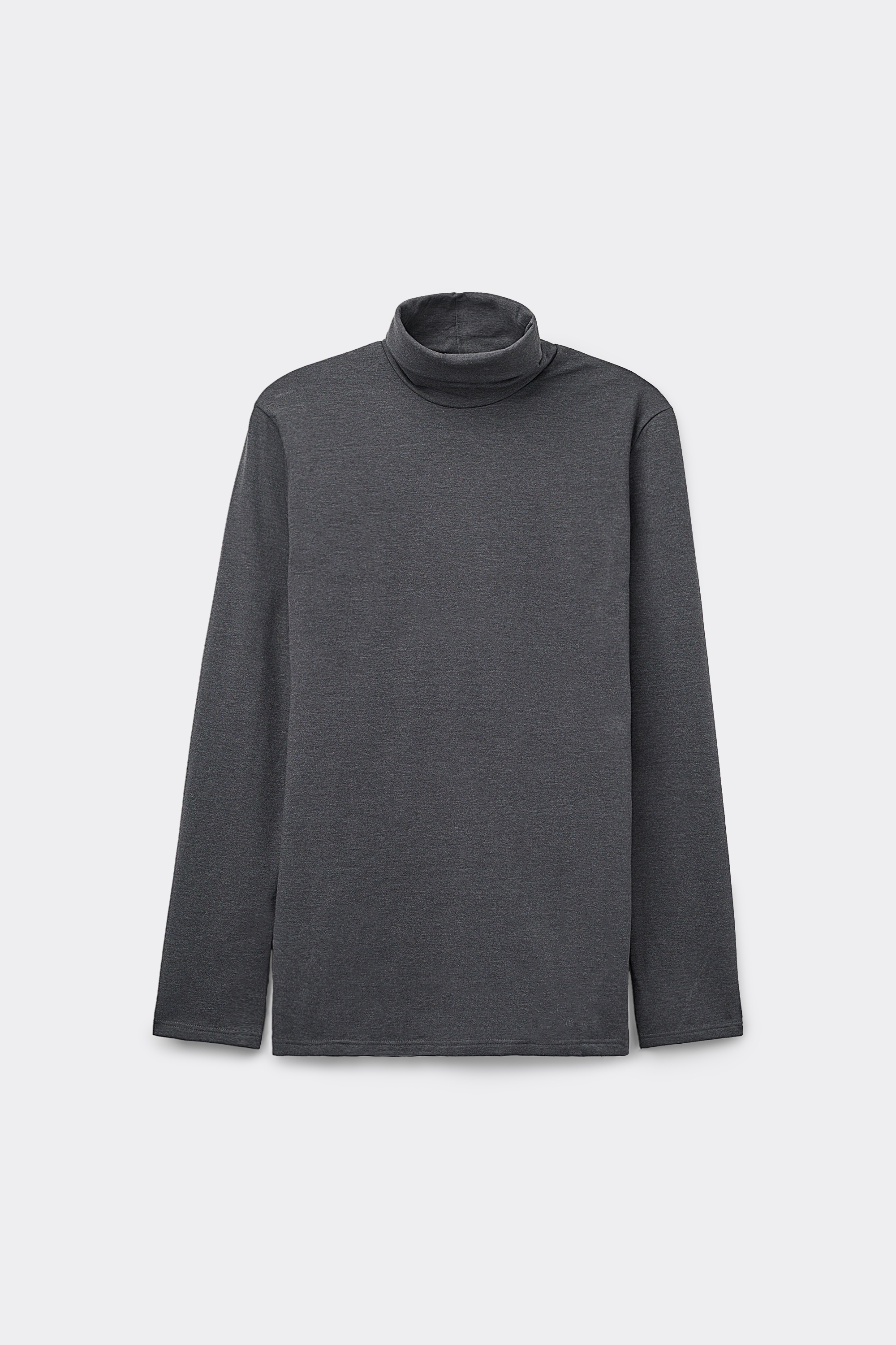 Maglia Collo Alto in Cotone Termico con Manica Lunga