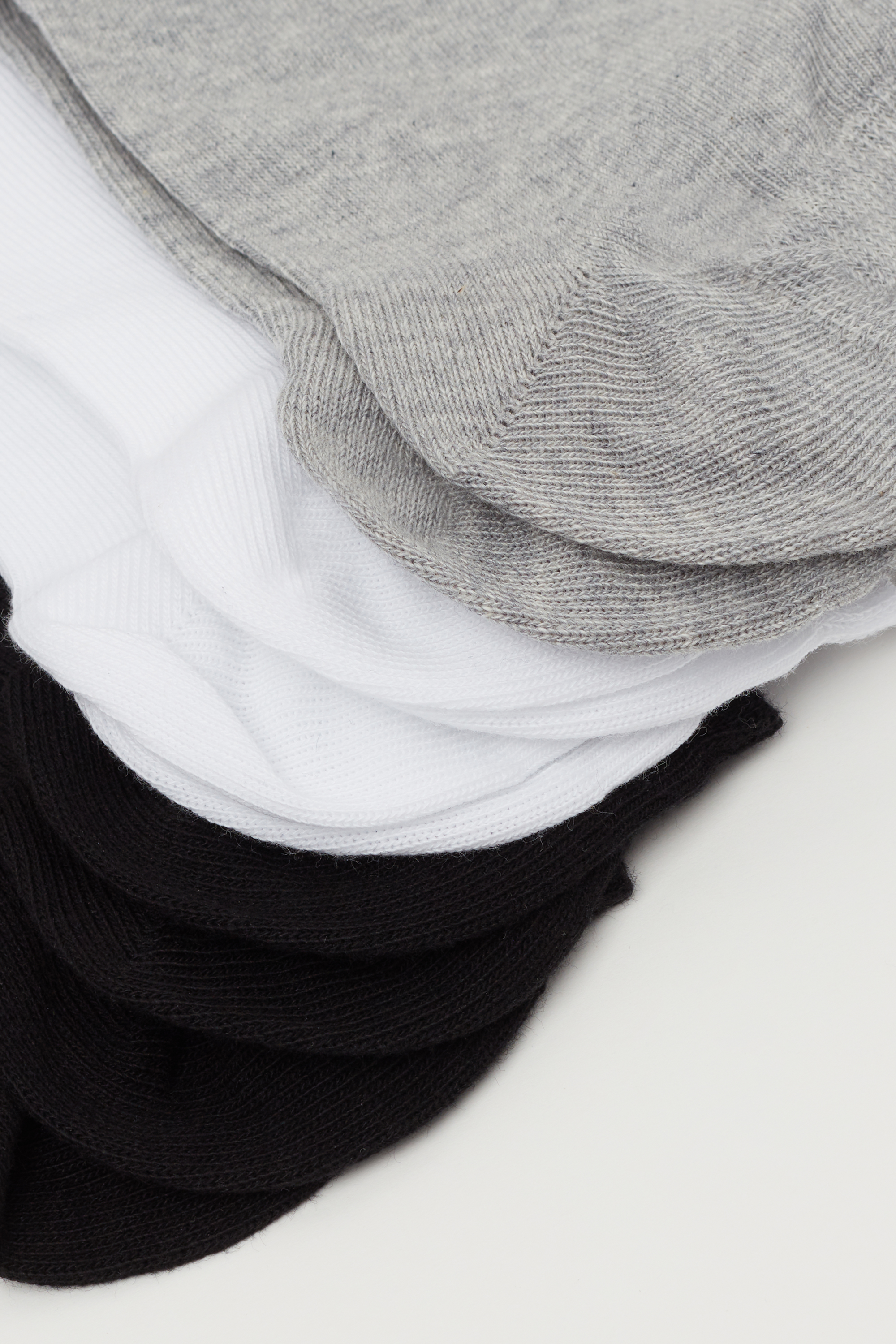 Однотонные Ультракороткие Носки из Хлопка (5&nbsp;Пар)