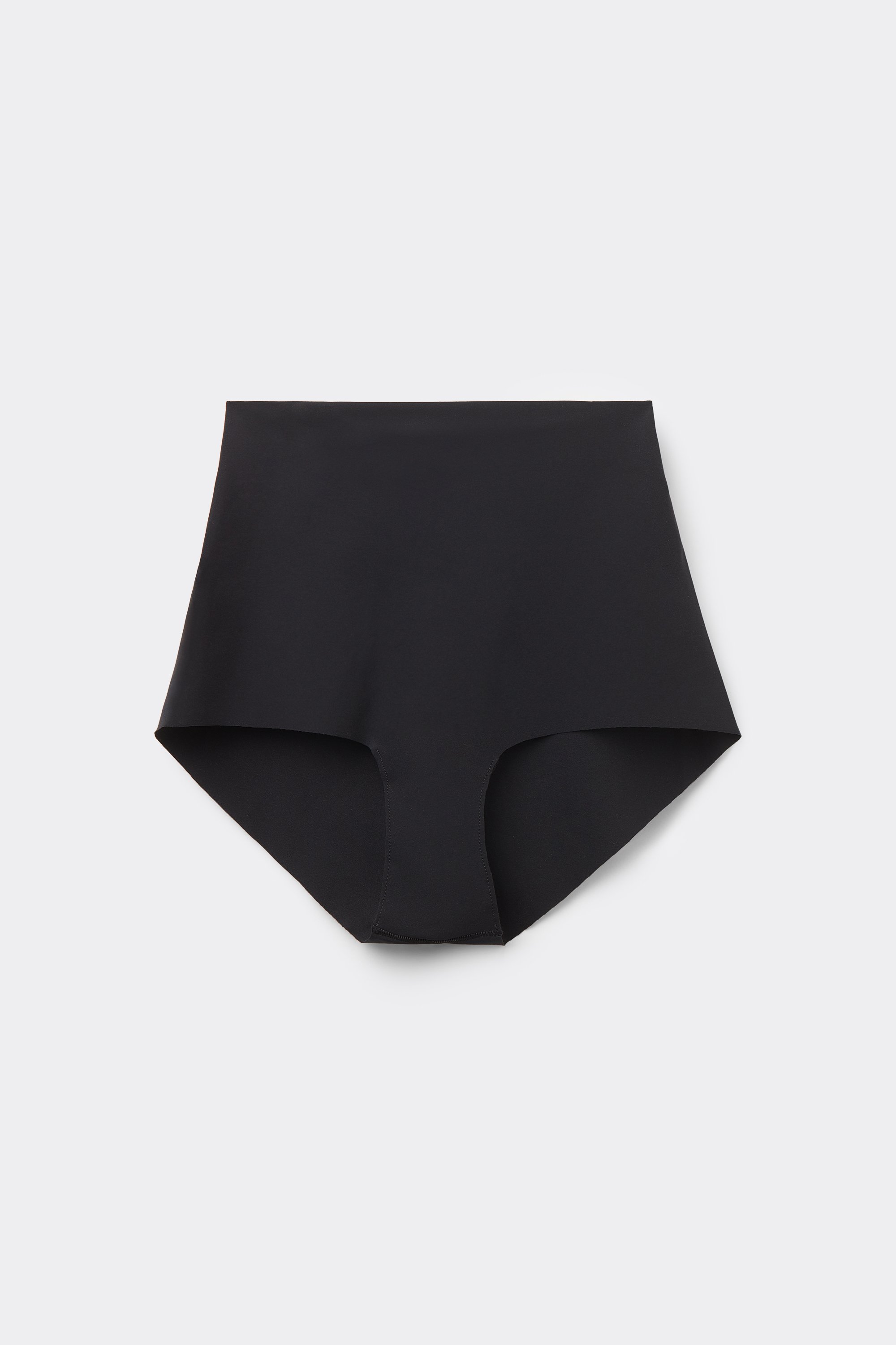 High-Waisted Laser-Cut Microfiber Hipster Panties