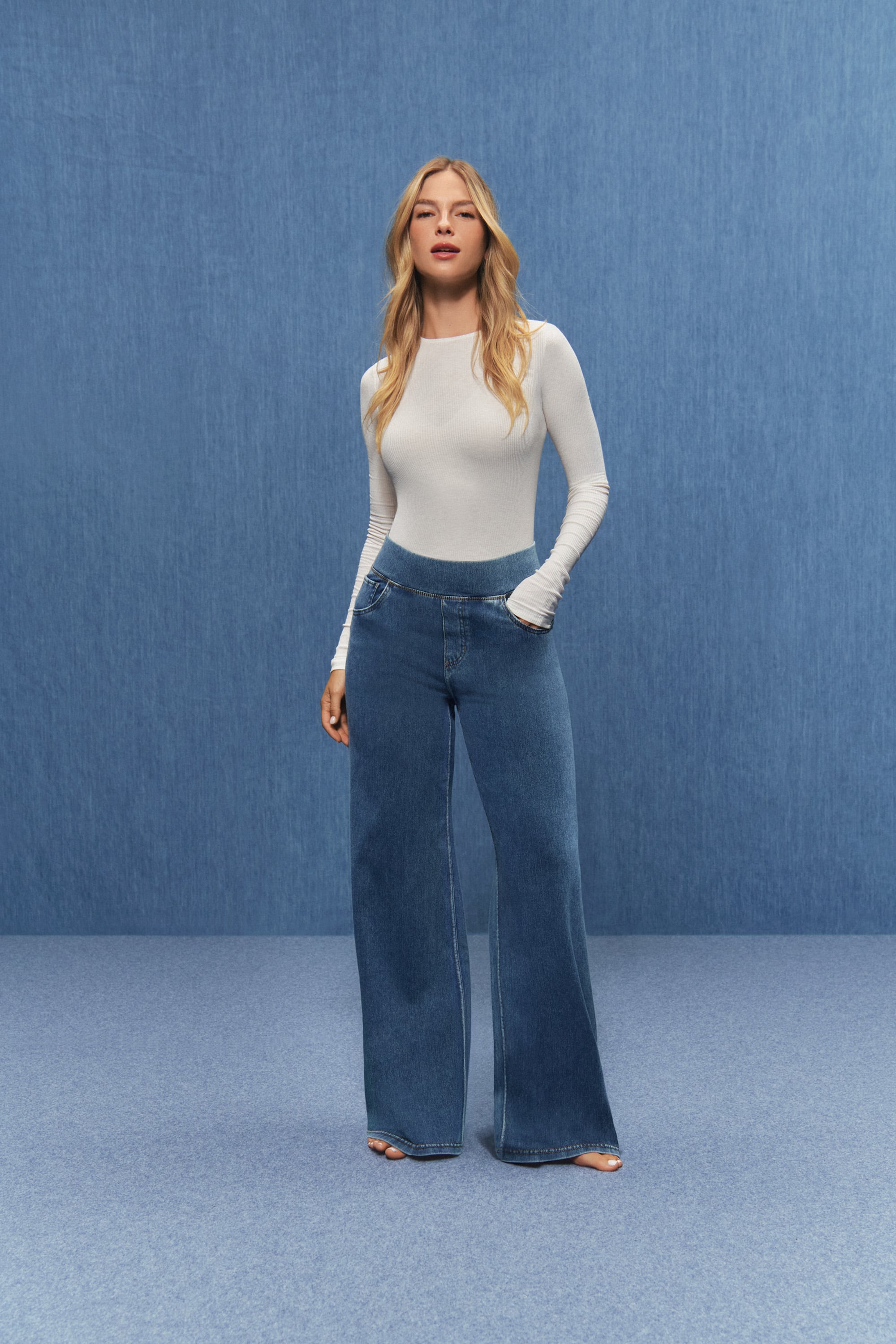 Pantapalazzo Denim Extra Stretch