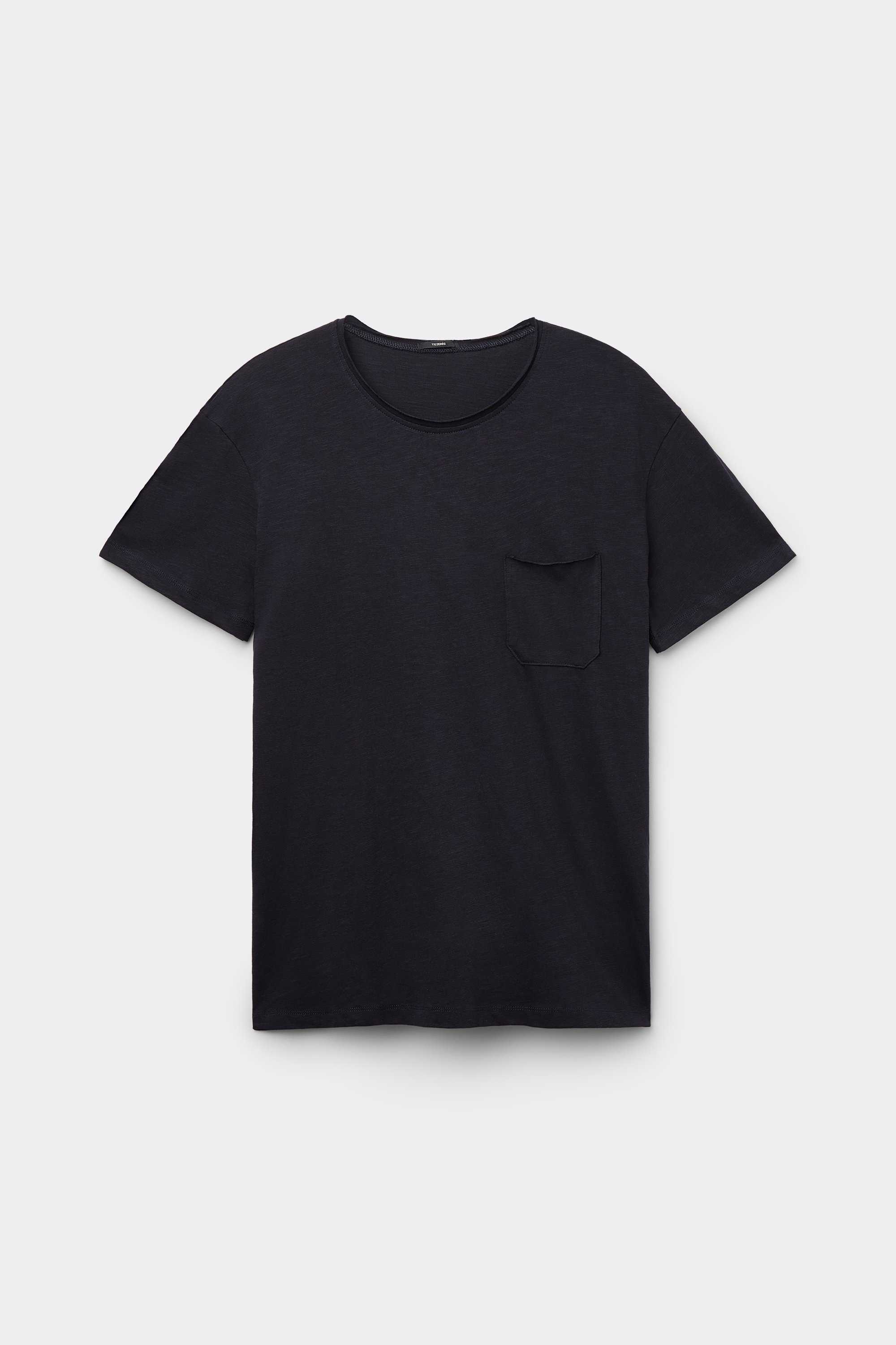 Cotton T-Shirt with Breast Pocket