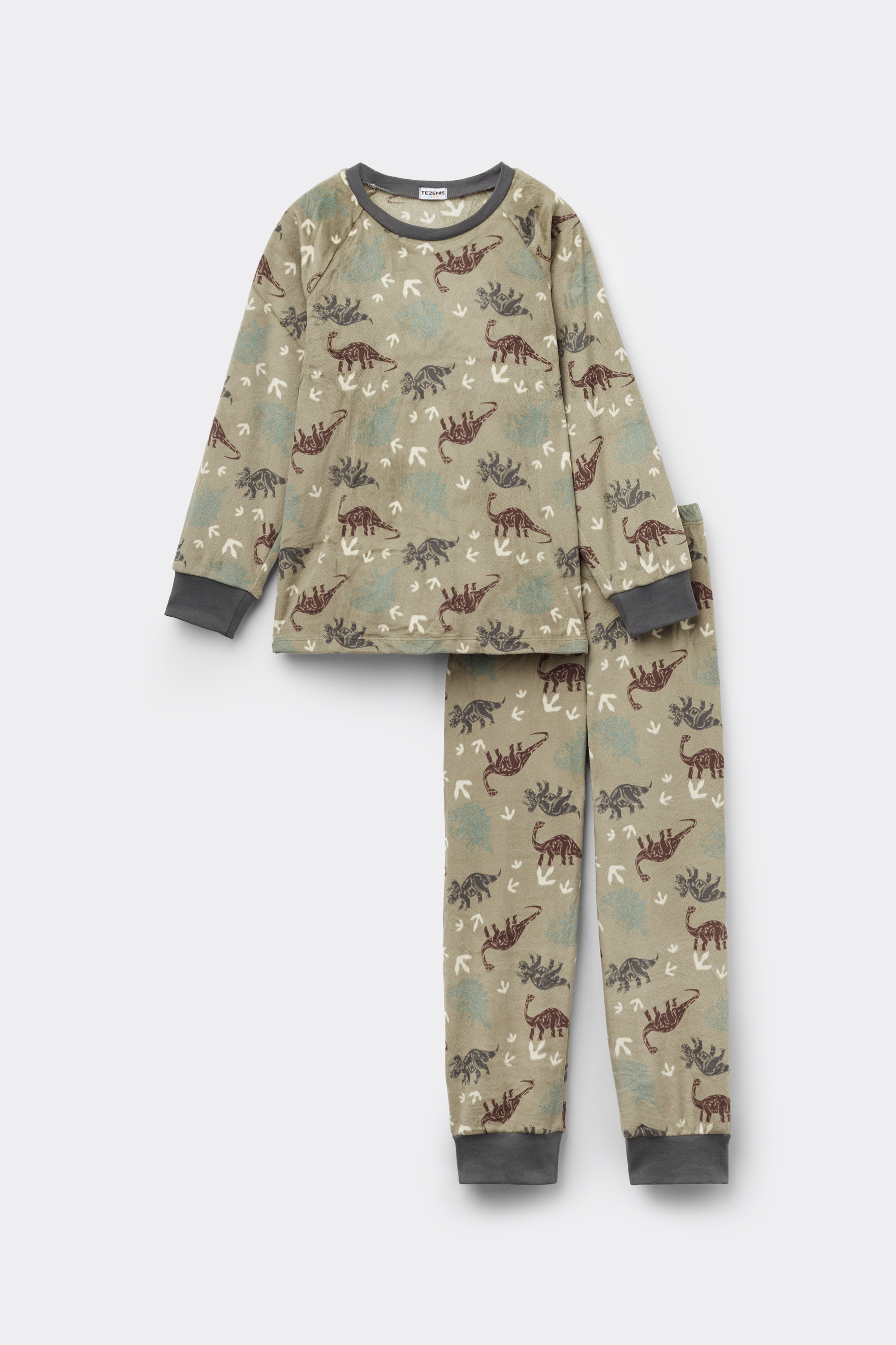 Pyjama Long Pilou L&eacute;ger Gar&ccedil;on Imprim&eacute; Dinosaures