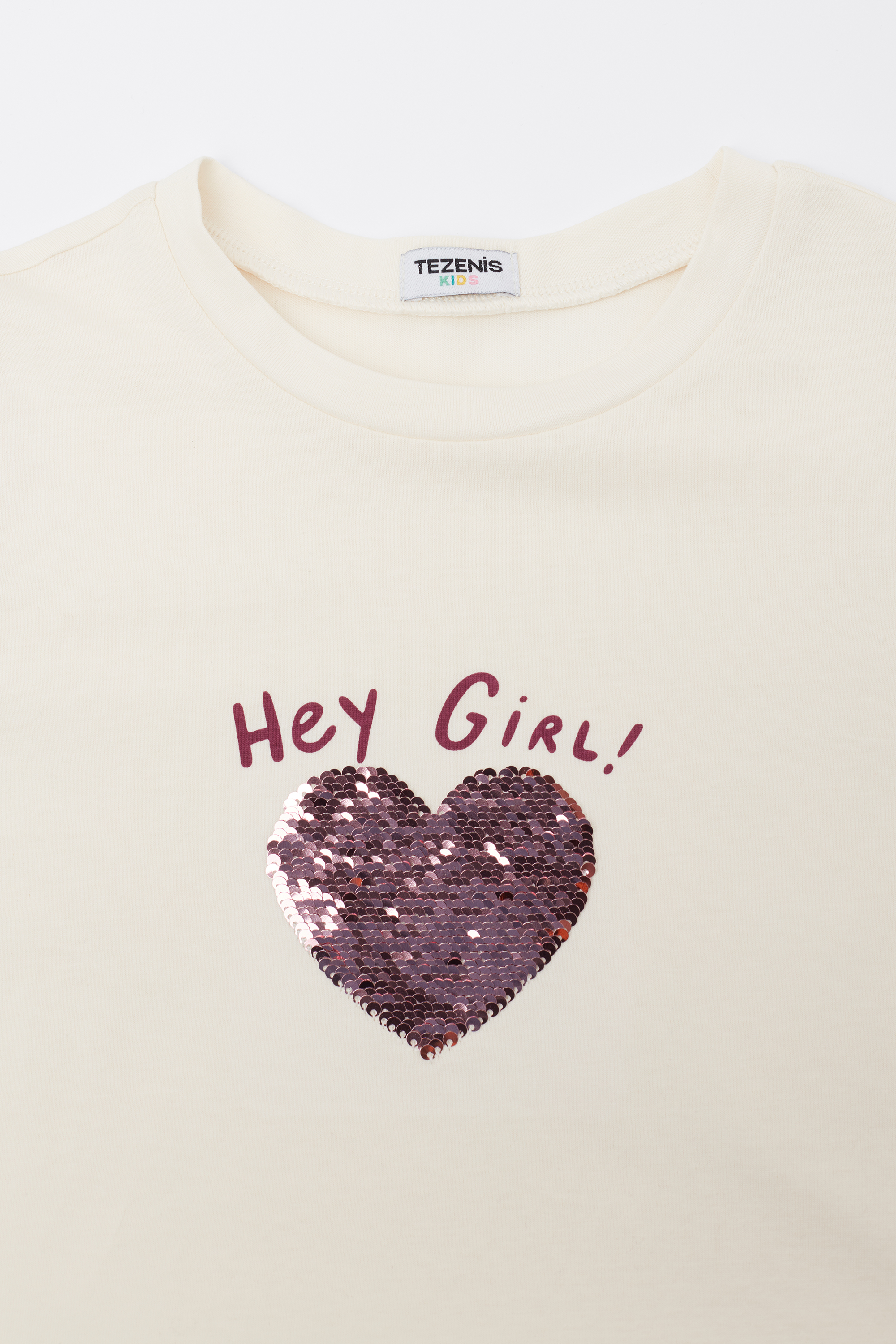 Pull Manches Longues Fille Coton Imprim&eacute;