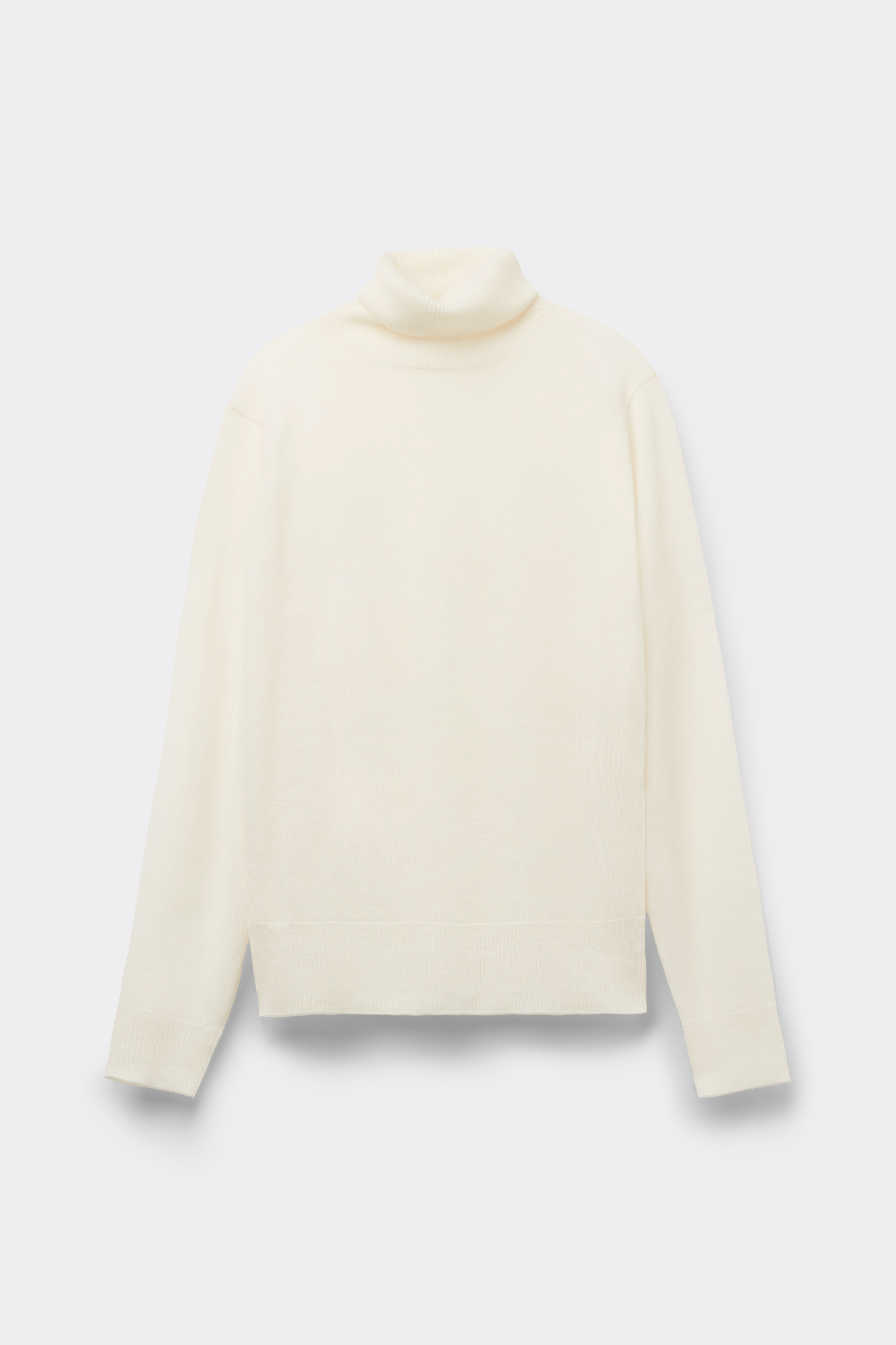 Topla Majica Povi&scaron;enog Ovratnika, 100% Merino Vuna