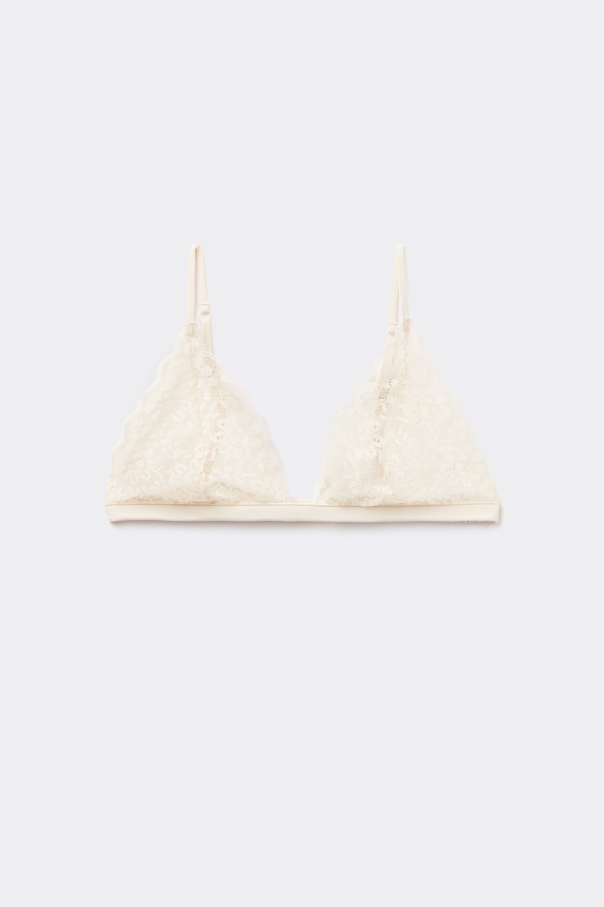 Lisbon Unpadded Recycled Lace Triangle Bra