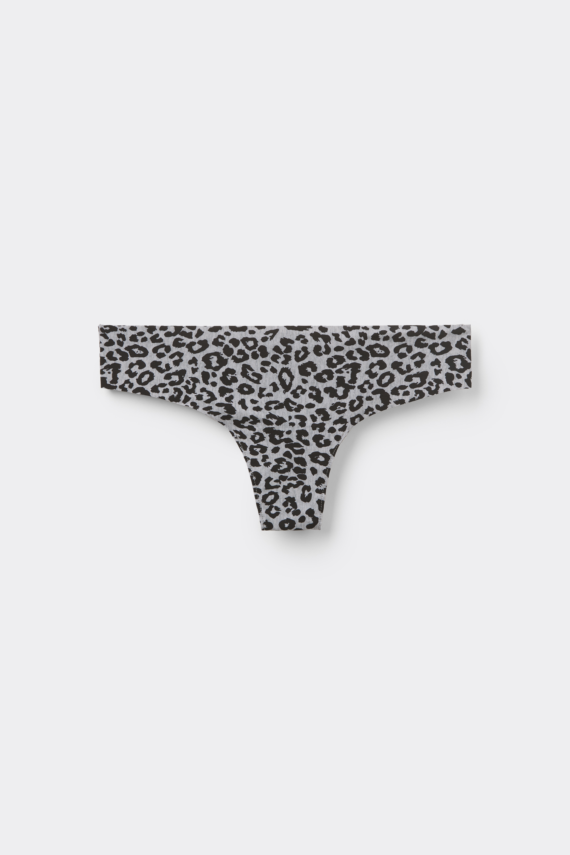 Raw Edge Brazilian Brief in Printed Microfiber