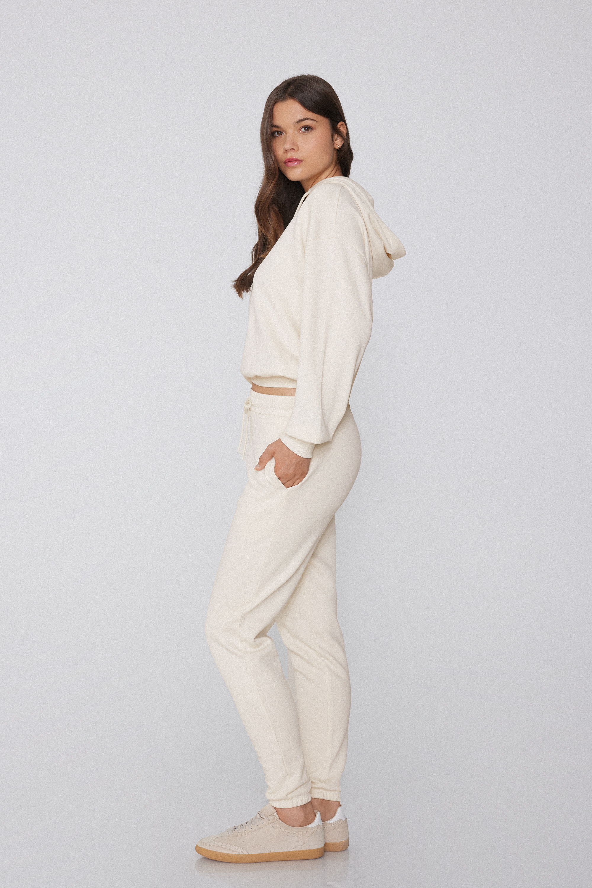 Vastag Pamutfutter Jogger