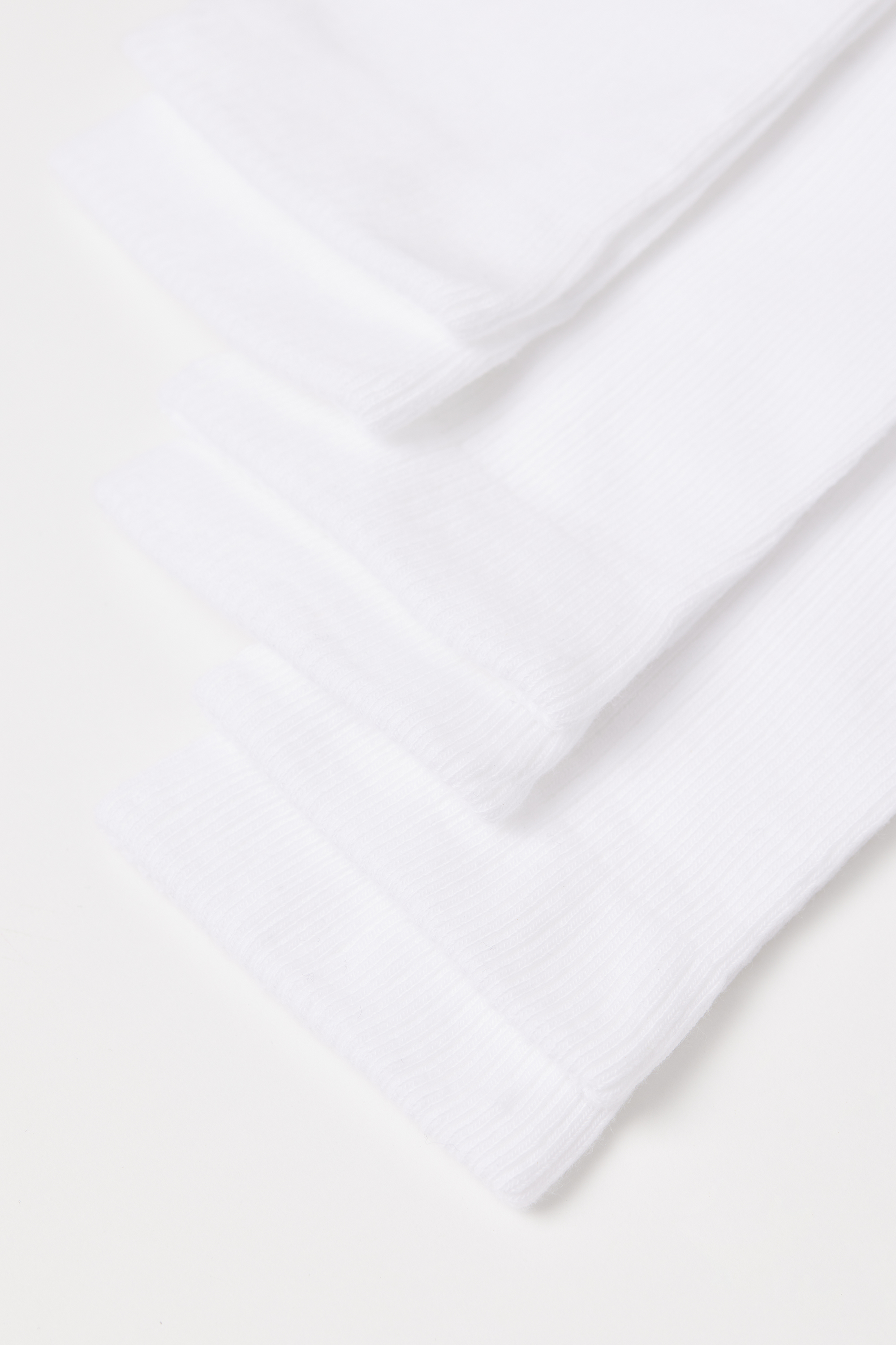 3&nbsp;Пари Високих Бавовняних Шкарпеток у Рубчик для Жінок