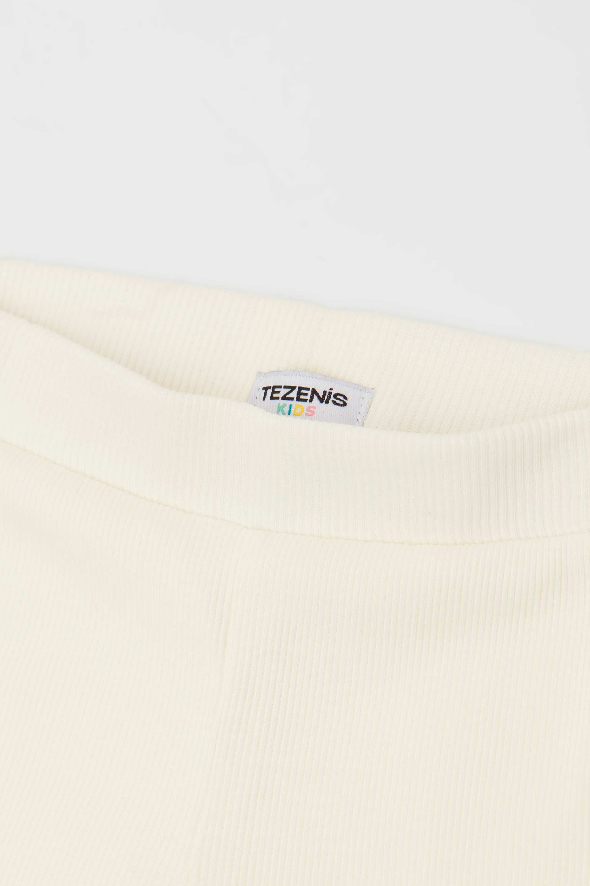 Girls&rsquo; Ribbed Cotton Palazzo Trousers