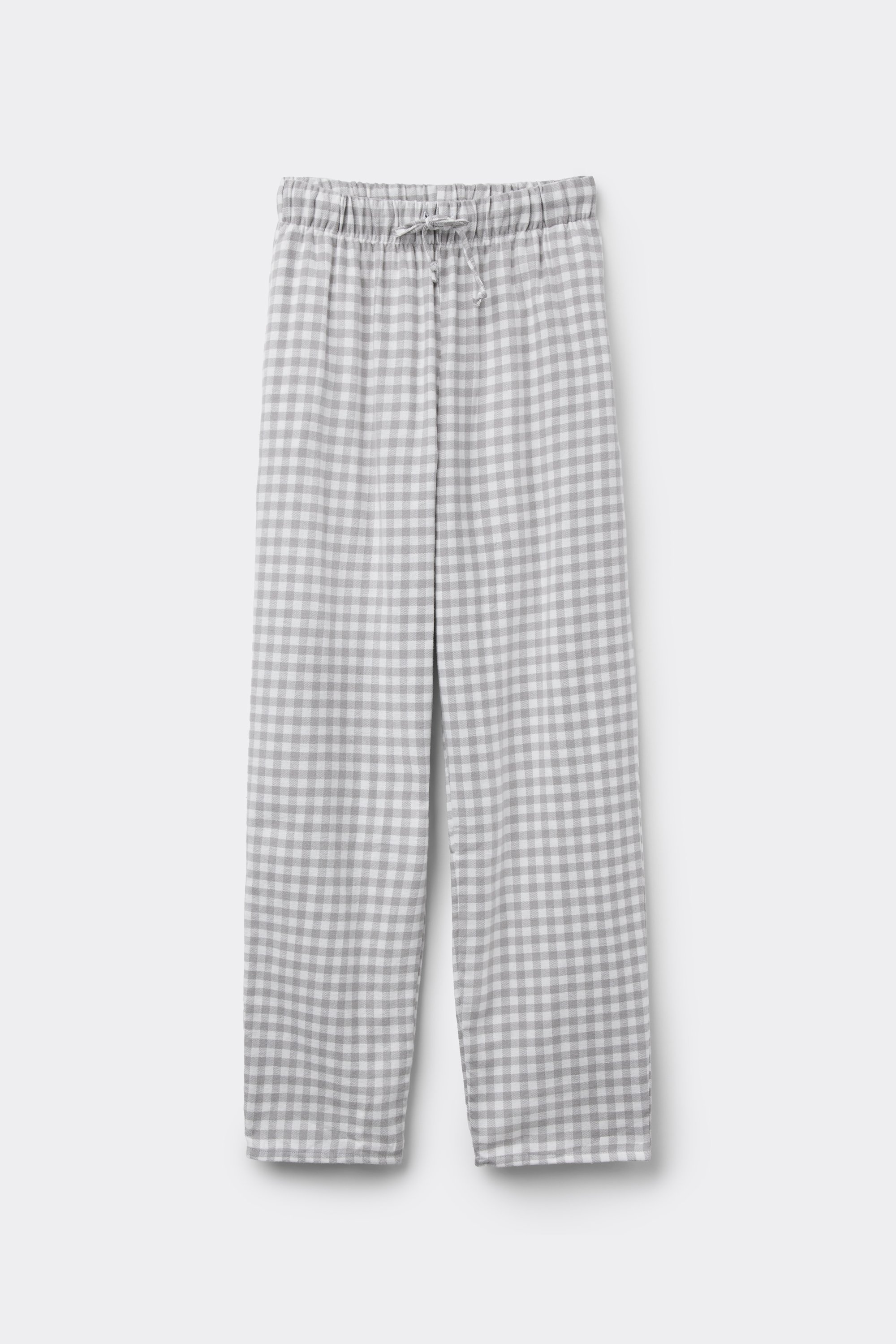 Printed Flannel Trousers