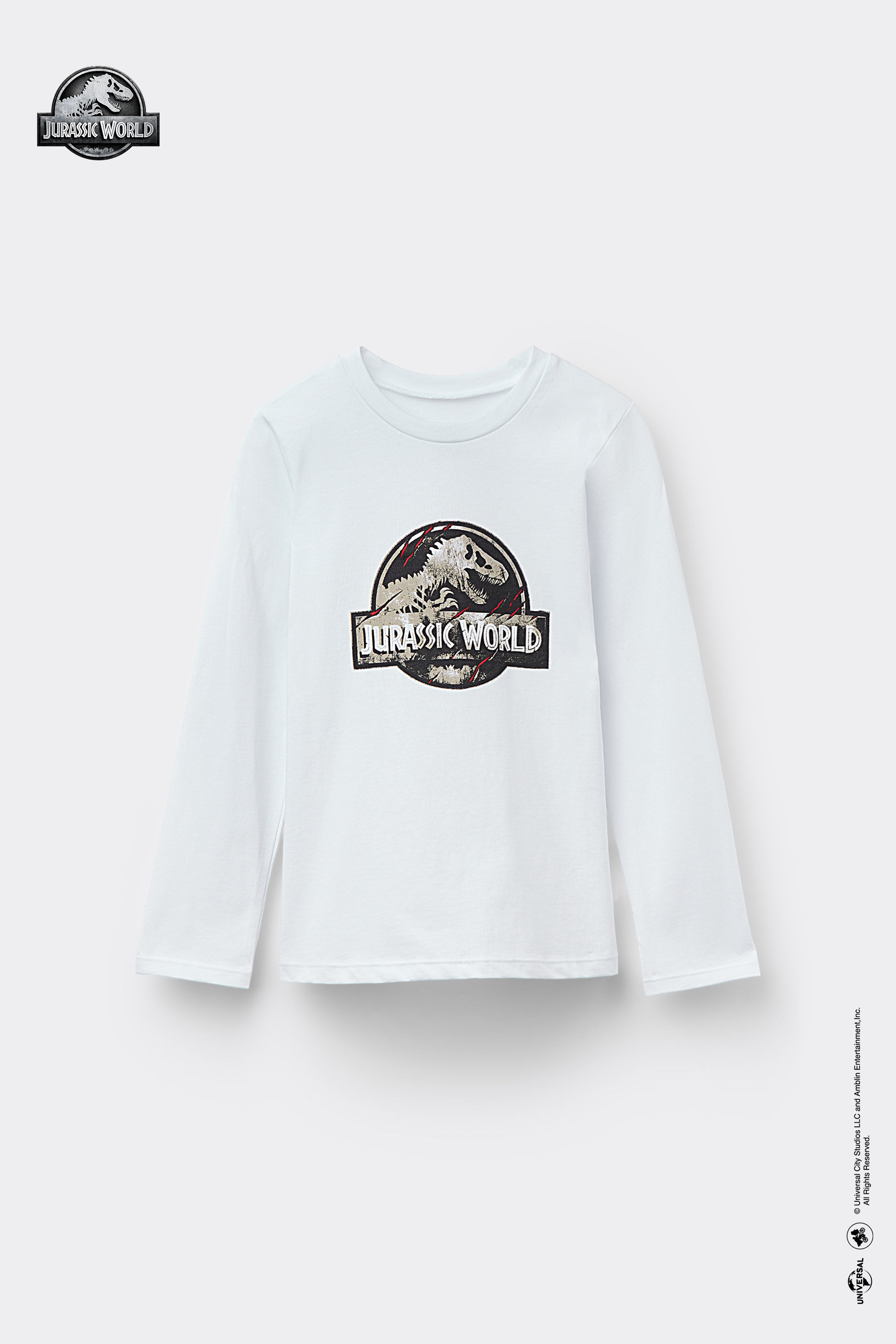 Jurassic World Long-Sleeved Round-Neck Top