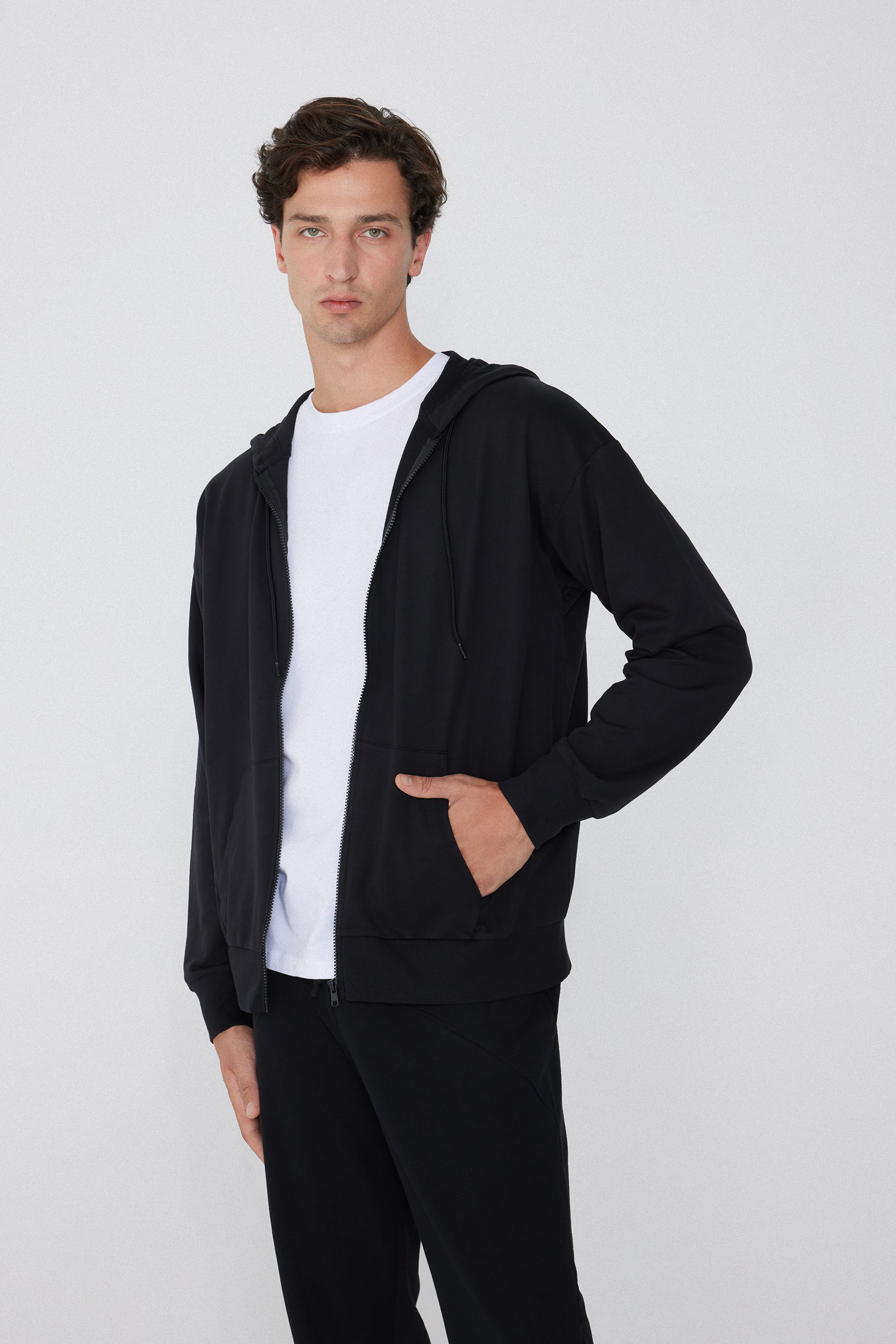 Long Sleeve Zip-Up Hoodie